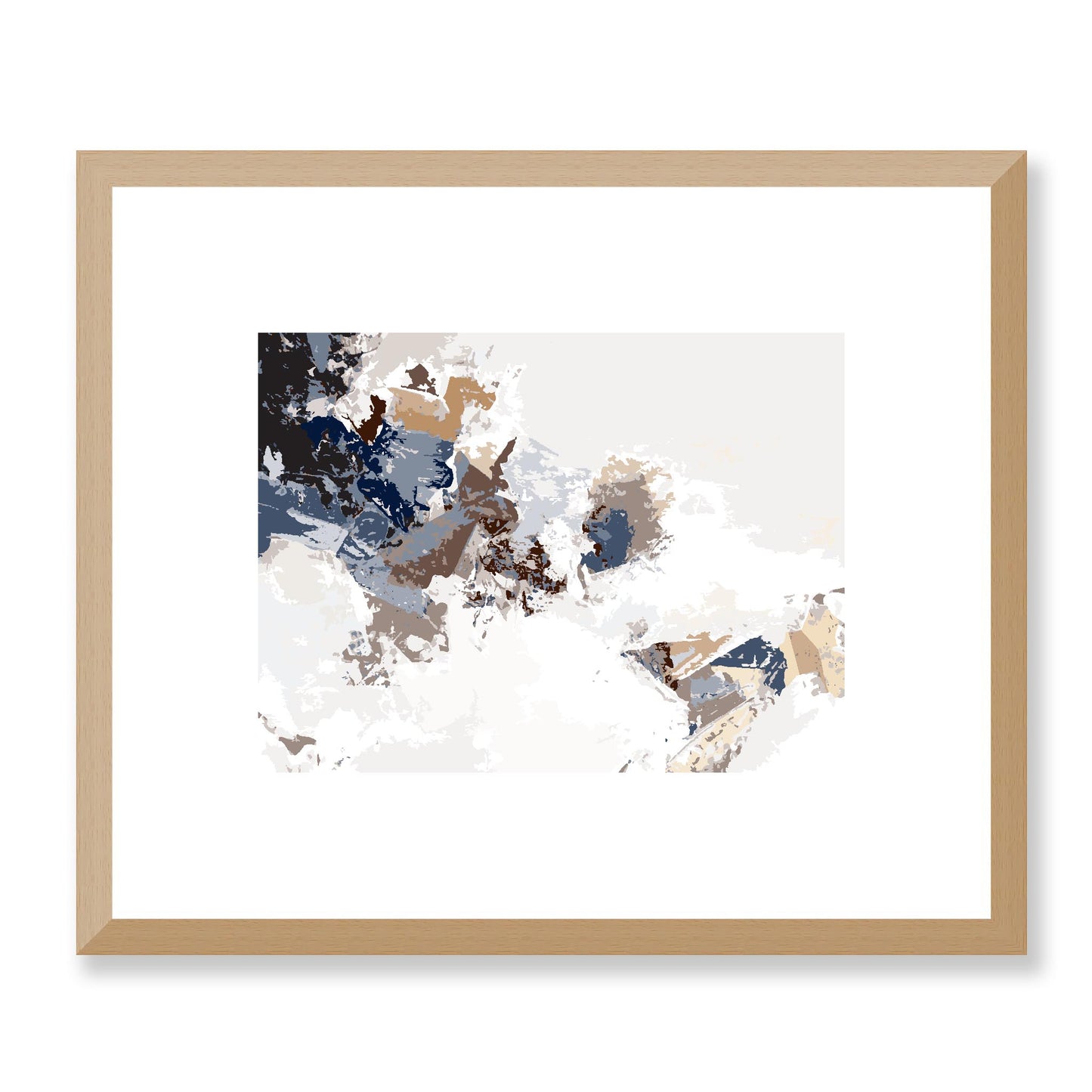Framed Graphic Art Print, White Mat - 12x10 16x13 20x16 28x22 inches | FPH-1161-7694, Prints, Graphic art, Natural Frame, 30 x 25 cm ,12 x 10 inches