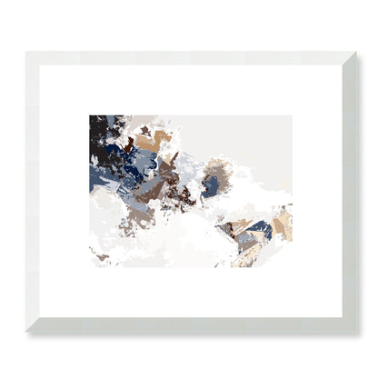 Framed Graphic Art Print, White Mat - 12x10 16x13 20x16 28x22 inches | FPH-1161-7694, Prints, Graphic art, White Frame, 30 x 25 cm ,12 x 10 inches