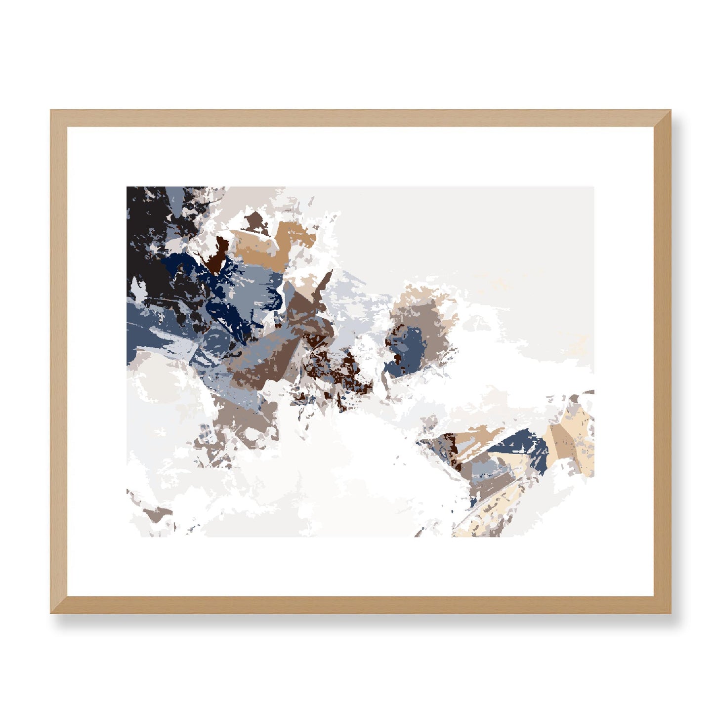 Framed Graphic Art Print, White Mat - 12x10 16x13 20x16 28x22 inches | FPH-1161-7694, Prints, Graphic art, Natural Frame, 51 x 41 cm ,20 x 16 inches