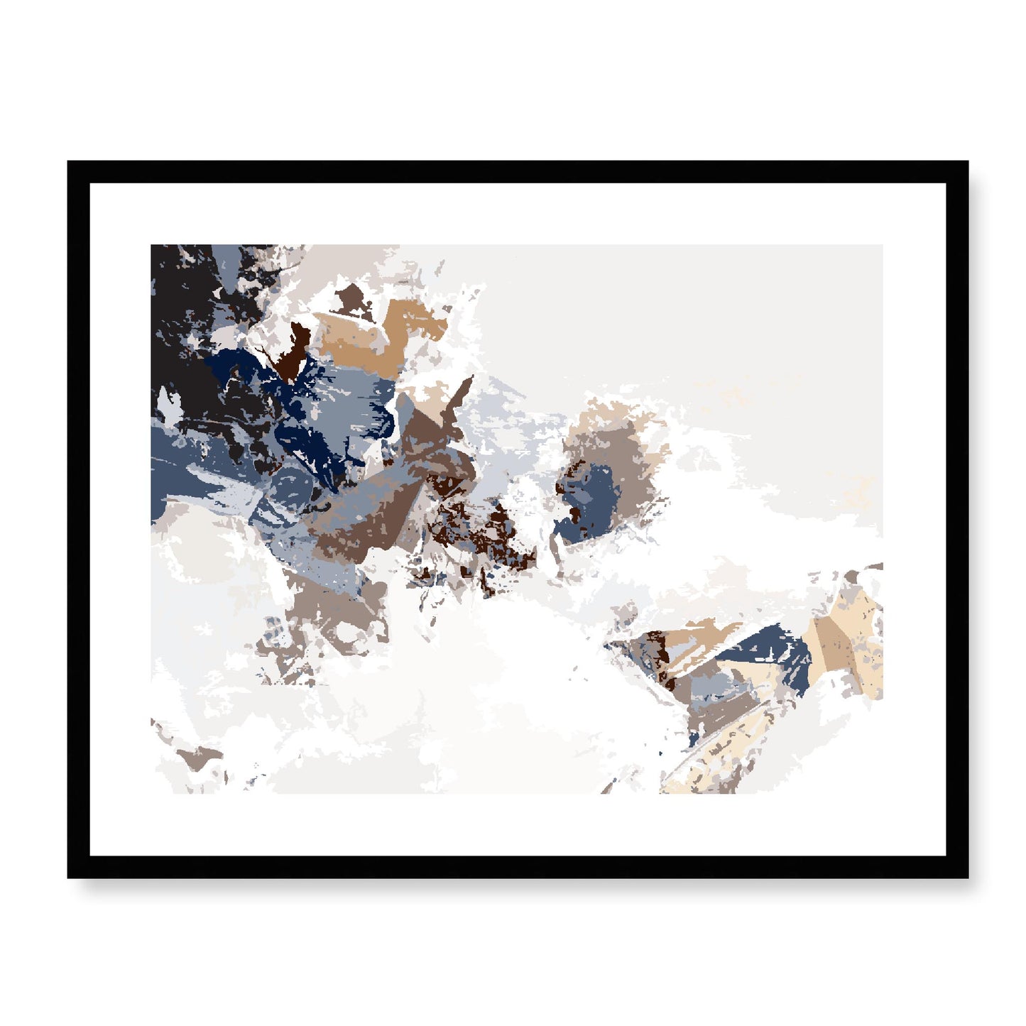 Framed Graphic Art Print, White Mat - 12x10 16x13 20x16 28x22 inches | FPH-1161-7694, Prints, Graphic art, Black Frame, 71 x 56 cm ,28 x 22 inches