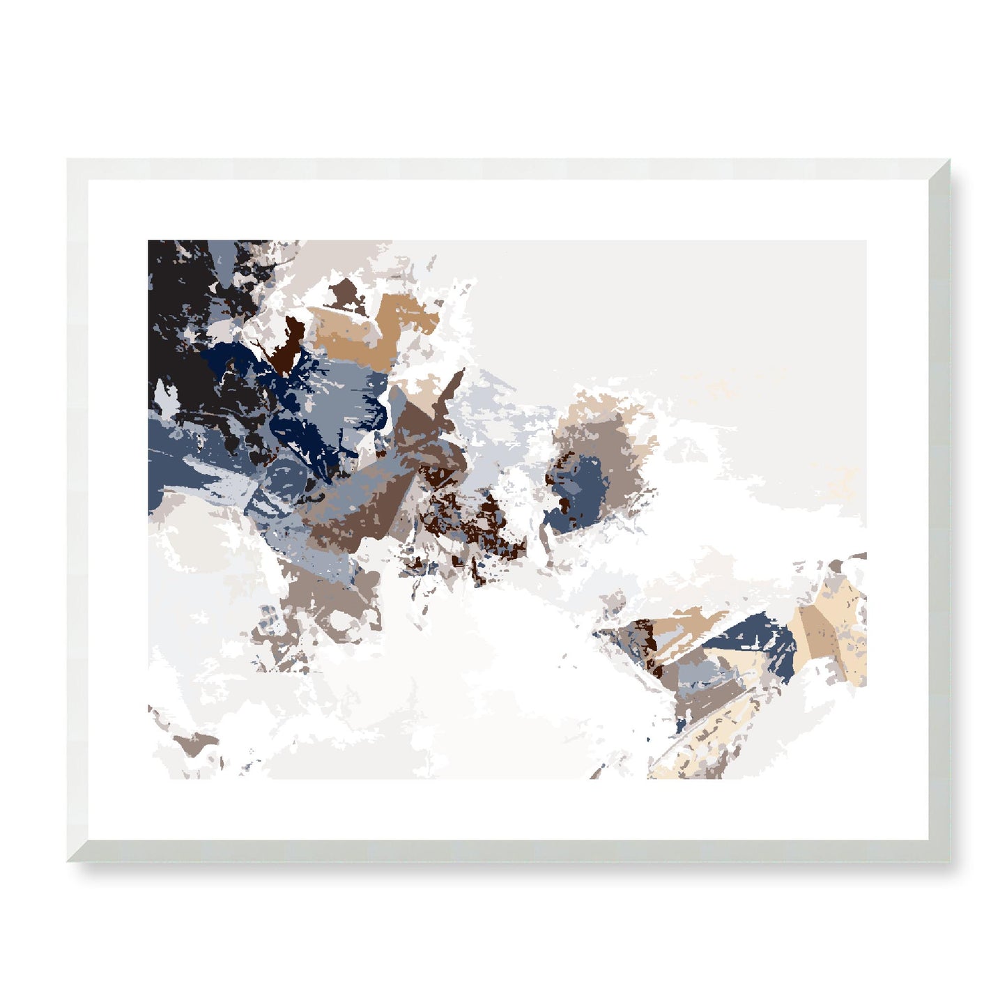 Framed Graphic Art Print, White Mat - 12x10 16x13 20x16 28x22 inches | FPH-1161-7694, Prints, Graphic art, White Frame, 71 x 56 cm ,28 x 22 inches