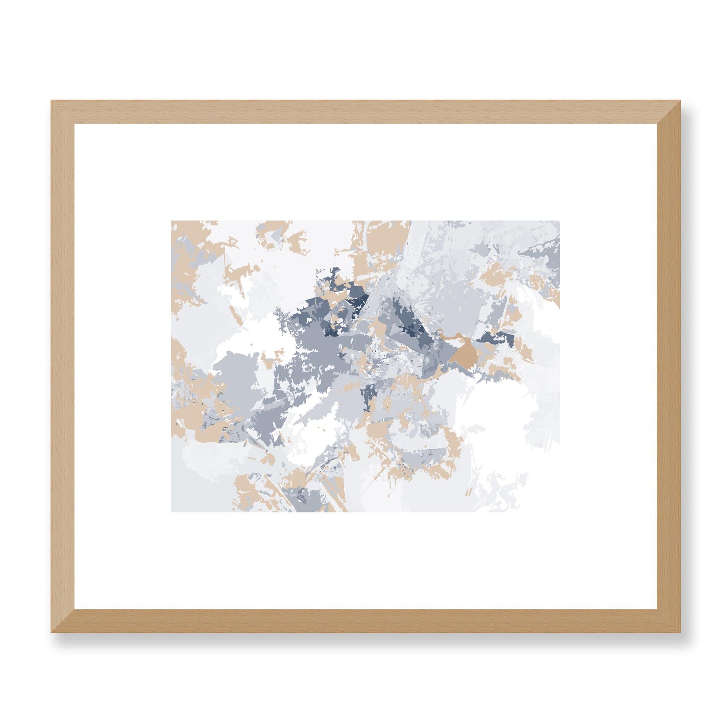 Framed Graphic Art Print, White Mat - 12x10 16x13 20x16 28x22 inches | FPH-1163-7698, Prints, Graphic art, Natural Frame, 30 x 25 cm ,12 x 10 inches