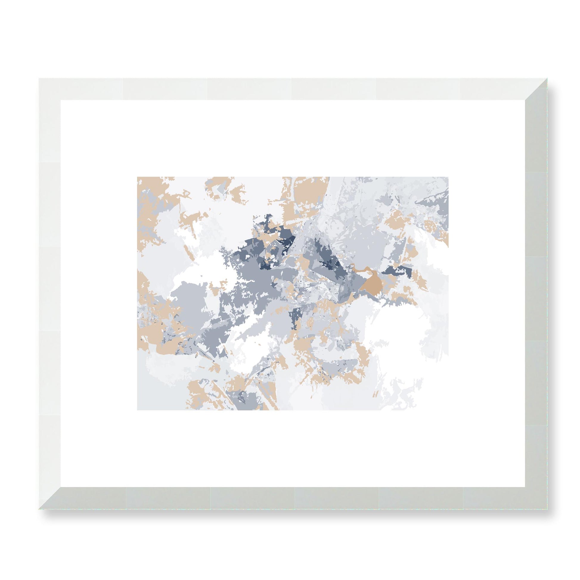 Framed Graphic Art Print, White Mat - 12x10 16x13 20x16 28x22 inches | FPH-1163-7698, Prints, Graphic art, White Frame, 30 x 25 cm ,12 x 10 inches