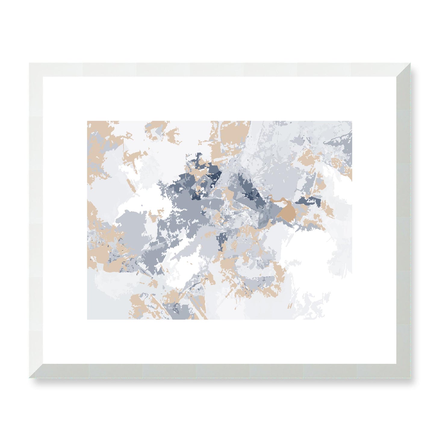 Framed Graphic Art Print, White Mat - 12x10 16x13 20x16 28x22 inches | FPH-1163-7698, Prints, Graphic art, White Frame, 41 x 33 cm ,16 x 13 inches