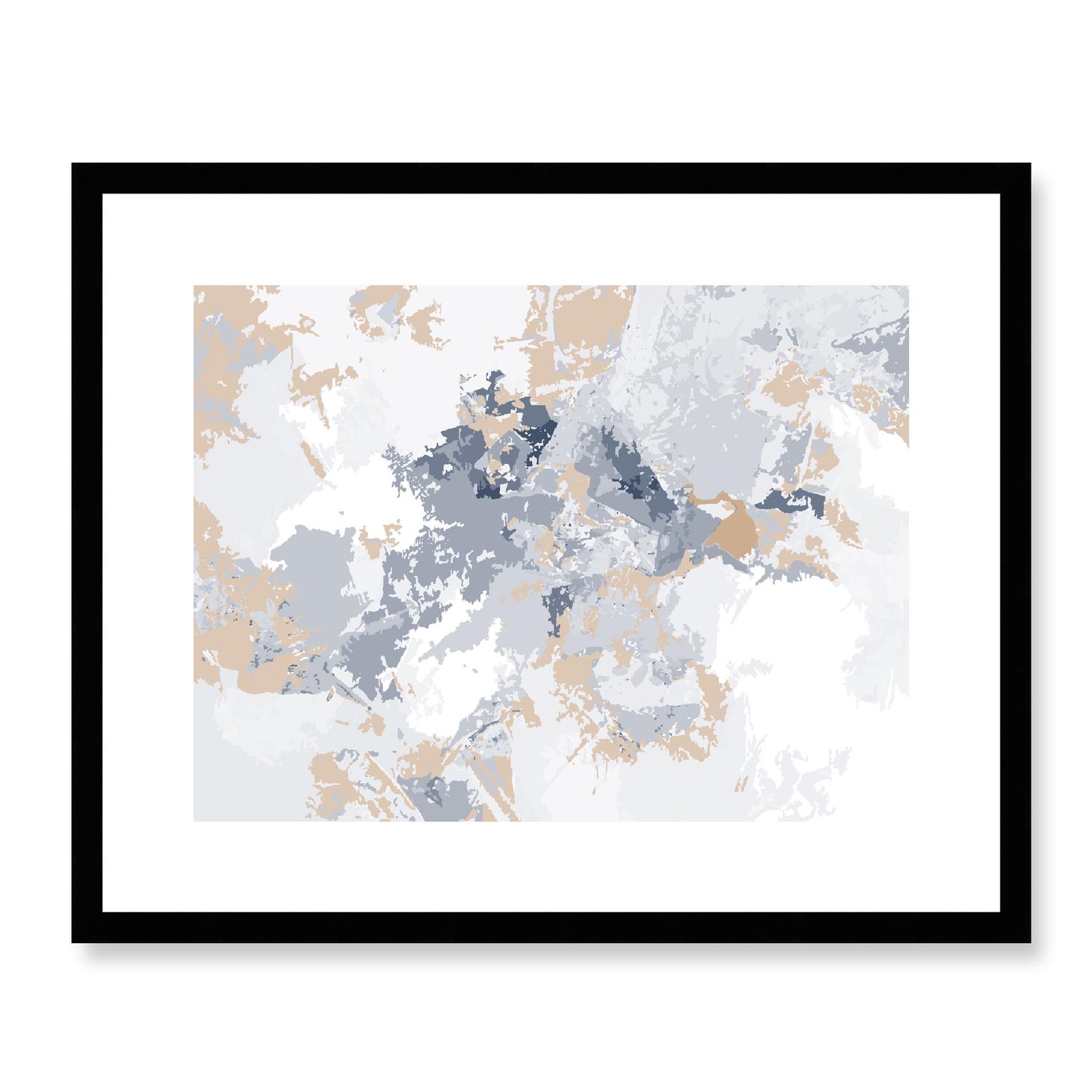 Framed Graphic Art Print, White Mat - 12x10 16x13 20x16 28x22 inches | FPH-1163-7698, Prints, Graphic art, Black Frame, 51 x 41 cm ,20 x 16 inches
