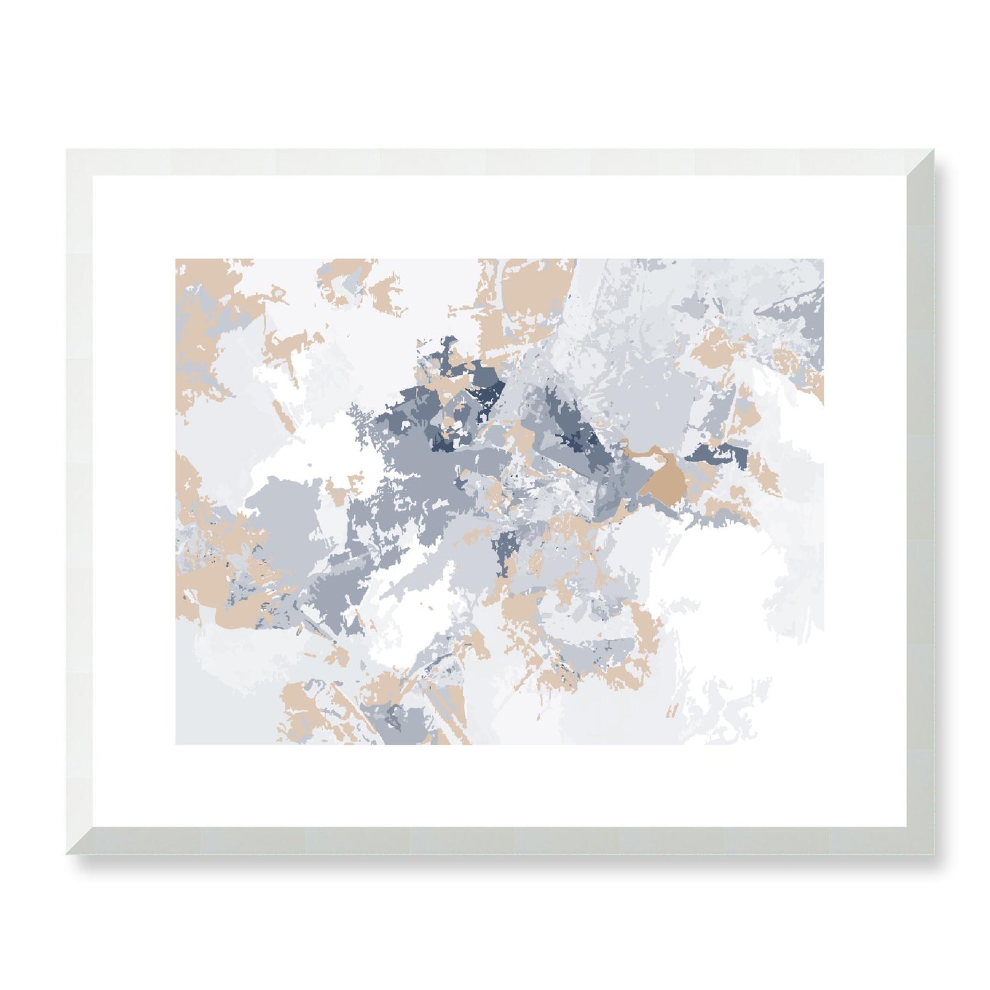 Framed Graphic Art Print, White Mat - 12x10 16x13 20x16 28x22 inches | FPH-1163-7698, Prints, Graphic art, White Frame, 51 x 41 cm ,20 x 16 inches