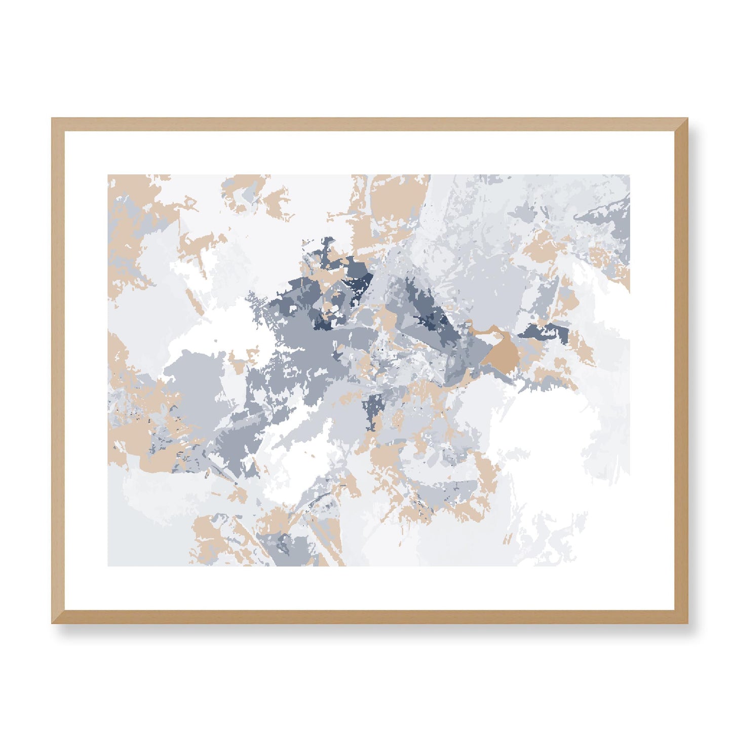 Framed Graphic Art Print, White Mat - 12x10 16x13 20x16 28x22 inches | FPH-1163-7698, Prints, Graphic art, Natural Frame, 71 x 56 cm ,28 x 22 inches