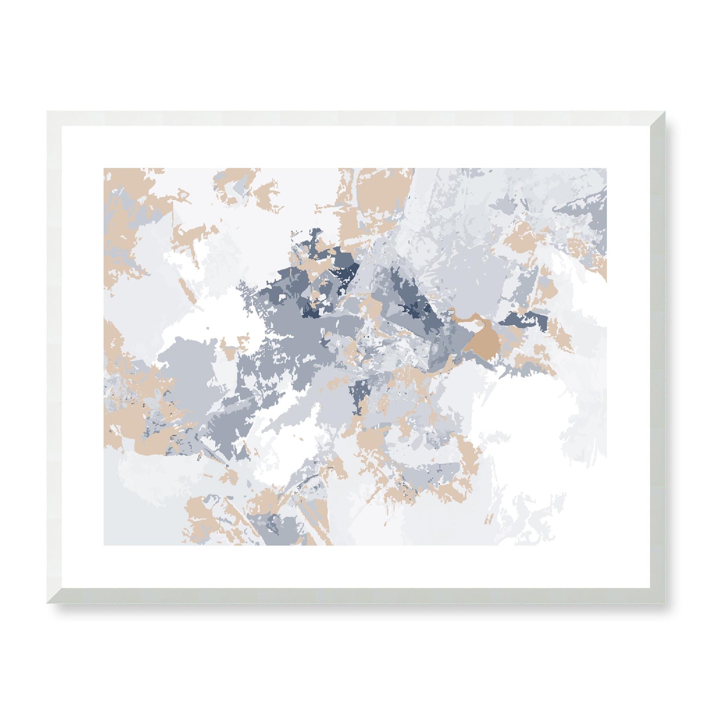 Framed Graphic Art Print, White Mat - 12x10 16x13 20x16 28x22 inches | FPH-1163-7698, Prints, Graphic art, White Frame, 71 x 56 cm ,28 x 22 inches