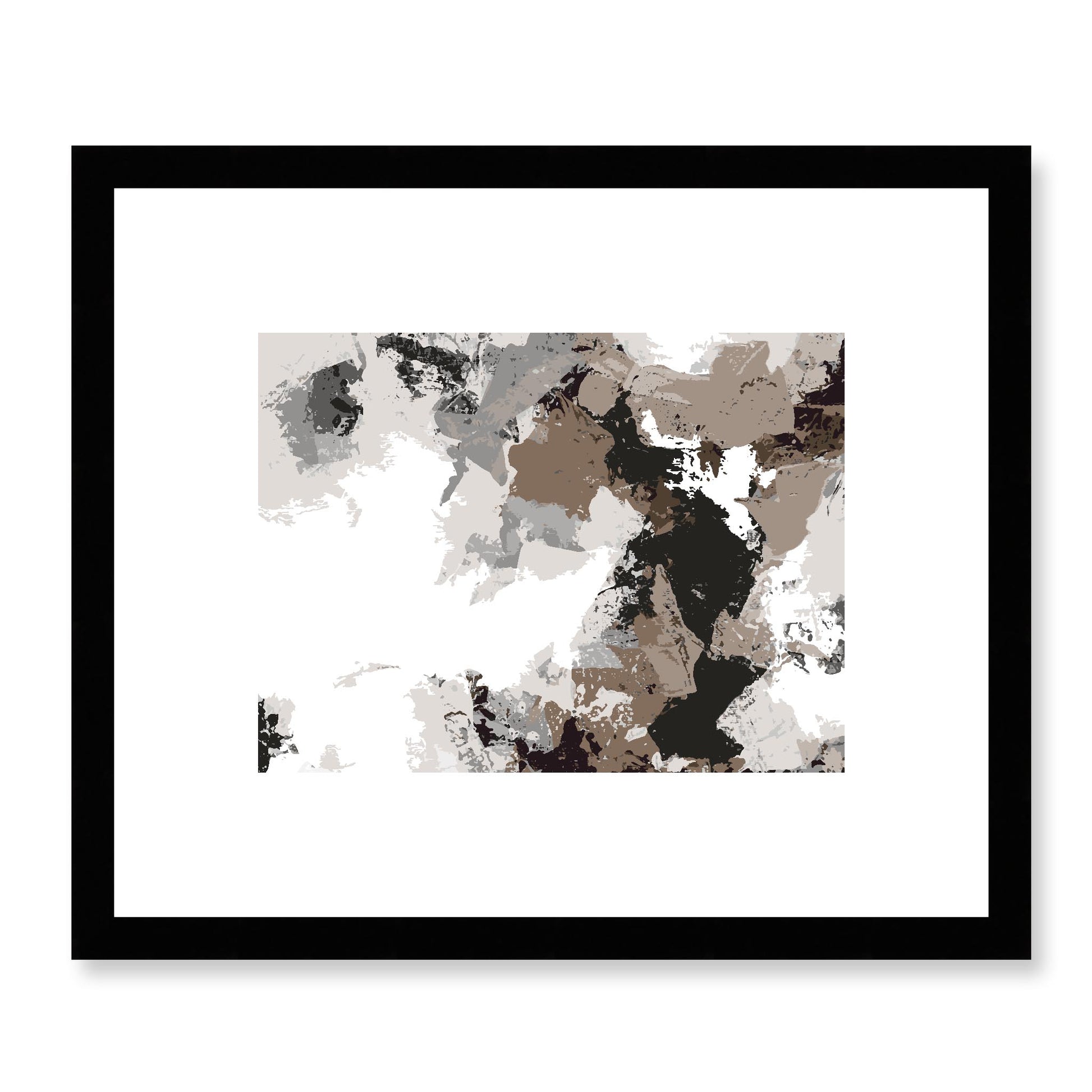Framed Graphic Art Print, White Mat - 12x10 16x13 20x16 28x22 inches | FPH-1171-7692, Prints, Graphic art, Black Frame, 30 x 25 cm ,12 x 10 inches