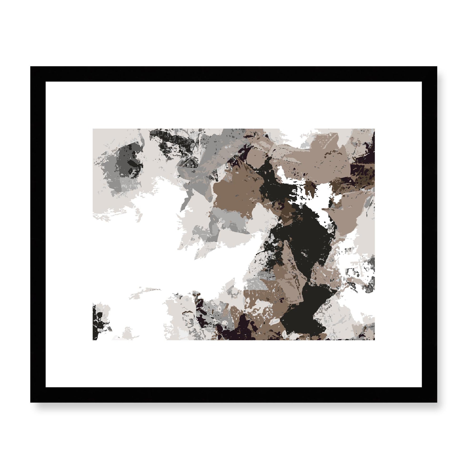 Framed Graphic Art Print, White Mat - 12x10 16x13 20x16 28x22 inches | FPH-1171-7692, Prints, Graphic art, Black Frame, 41 x 33 cm ,16 x 13 inches