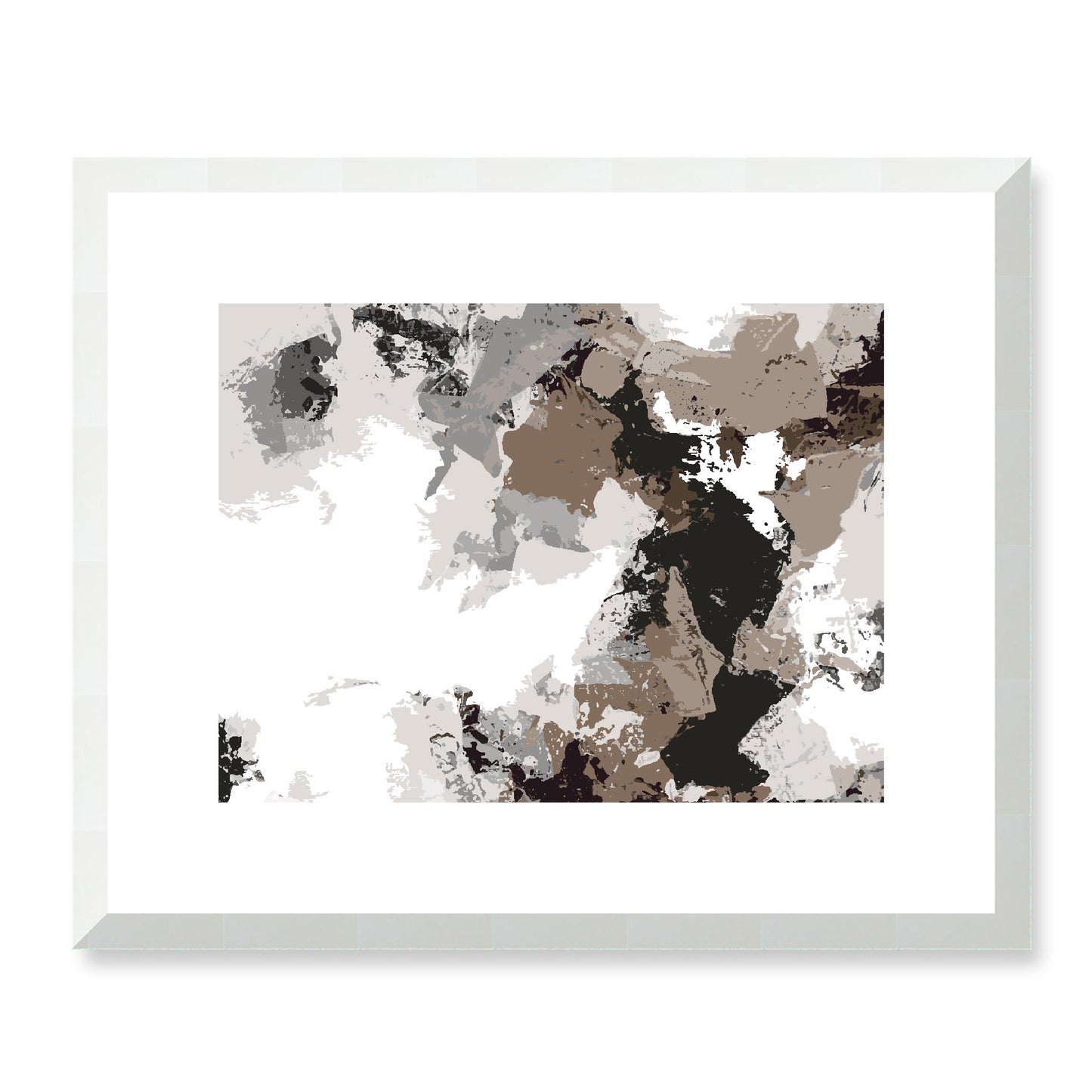 Framed Graphic Art Print, White Mat - 12x10 16x13 20x16 28x22 inches | FPH-1171-7692, Prints, Graphic art, White Frame, 41 x 33 cm ,16 x 13 inches