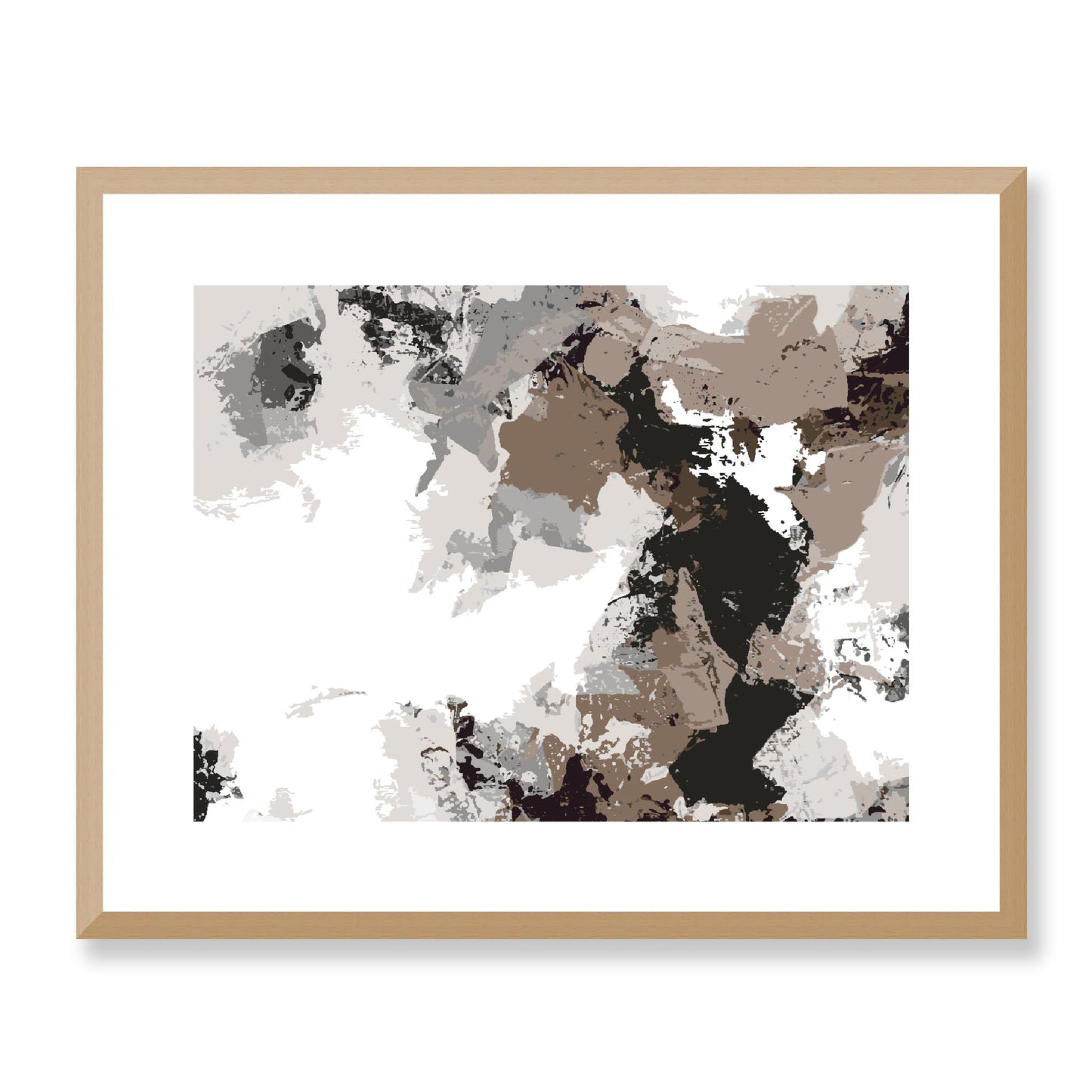 Framed Graphic Art Print, White Mat - 12x10 16x13 20x16 28x22 inches | FPH-1171-7692, Prints, Graphic art, Natural Frame, 51 x 41 cm ,20 x 16 inches