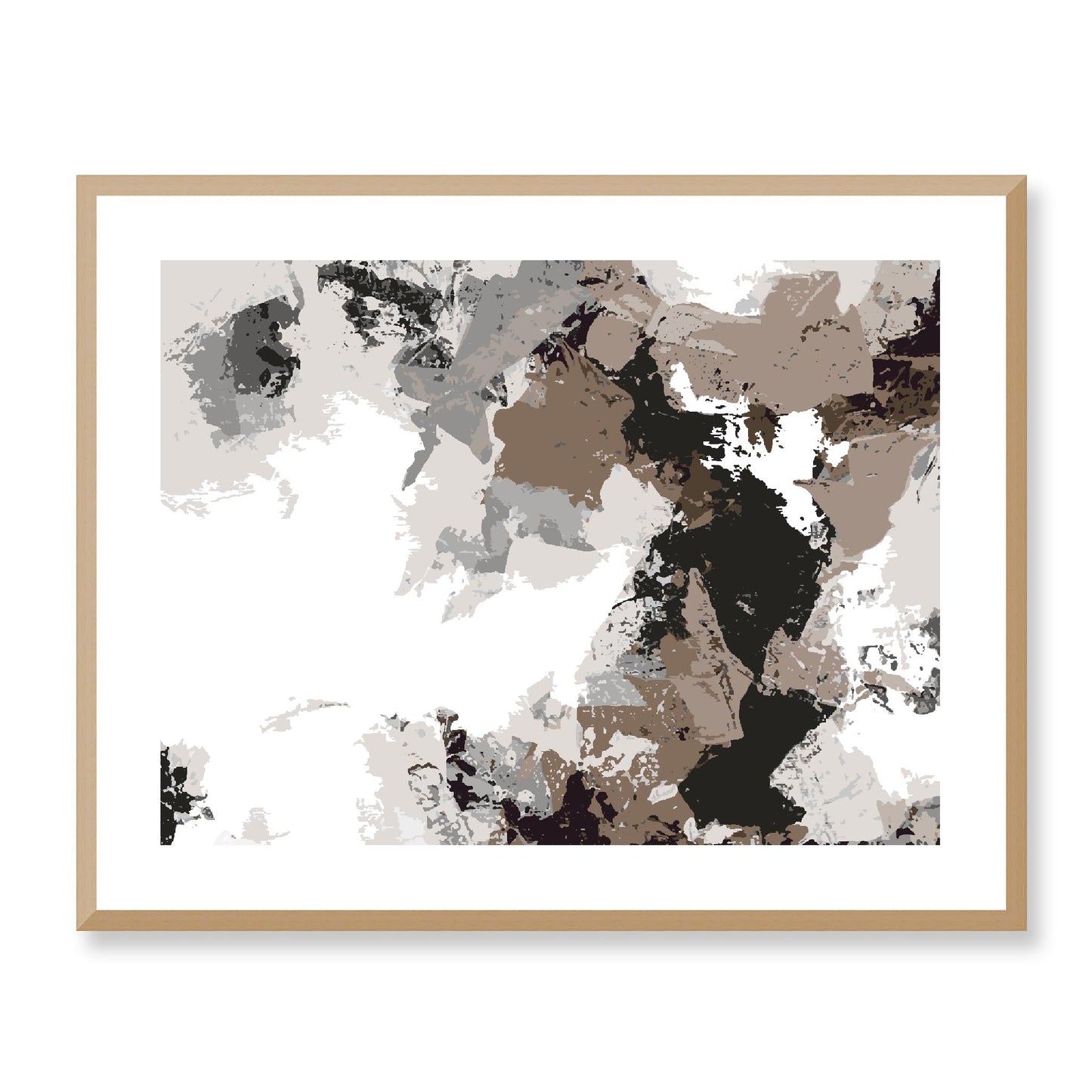 Framed Graphic Art Print, White Mat - 12x10 16x13 20x16 28x22 inches | FPH-1171-7692, Prints, Graphic art, Natural Frame, 71 x 56 cm ,28 x 22 inches