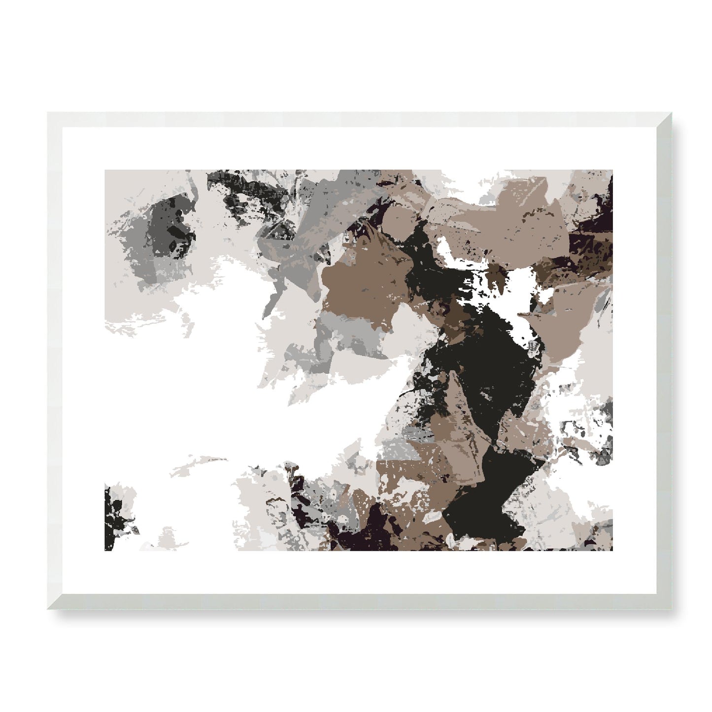 Framed Graphic Art Print, White Mat - 12x10 16x13 20x16 28x22 inches | FPH-1171-7692, Prints, Graphic art, White Frame, 71 x 56 cm ,28 x 22 inches