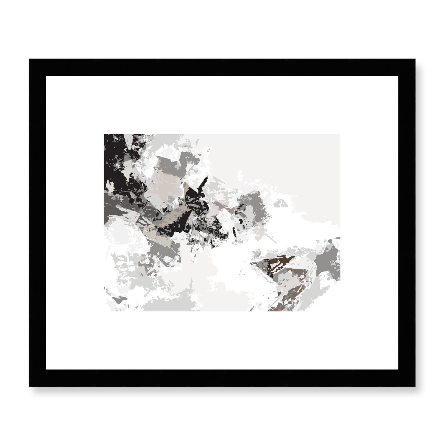 Framed Graphic Art Print, White Mat - 12x10 16x13 20x16 28x22 inches | FPH-1171-7694, Prints, Graphic art, Black Frame, 30 x 25 cm ,12 x 10 inches