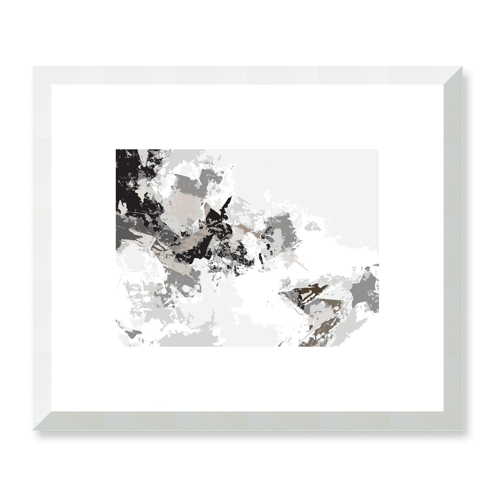 Framed Graphic Art Print, White Mat - 12x10 16x13 20x16 28x22 inches | FPH-1171-7694, Prints, Graphic art, White Frame, 30 x 25 cm ,12 x 10 inches