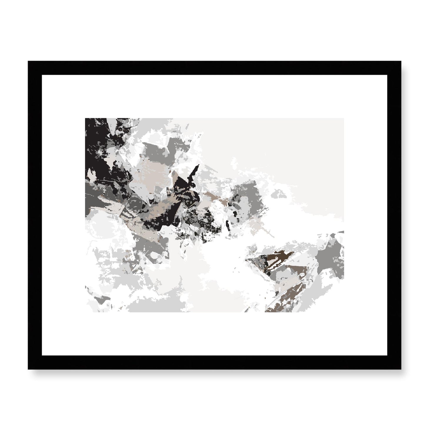 Framed Graphic Art Print, White Mat - 12x10 16x13 20x16 28x22 inches | FPH-1171-7694, Prints, Graphic art, Black Frame, 41 x 33 cm ,16 x 13 inches