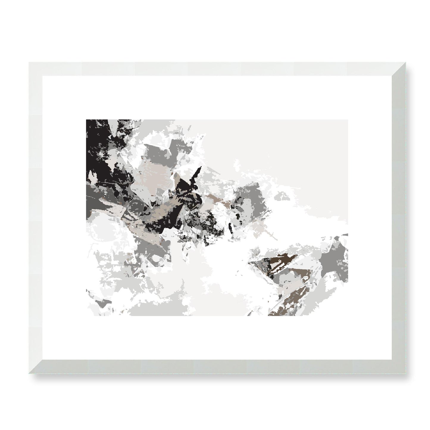 Framed Graphic Art Print, White Mat - 12x10 16x13 20x16 28x22 inches | FPH-1171-7694, Prints, Graphic art, White Frame, 41 x 33 cm ,16 x 13 inches