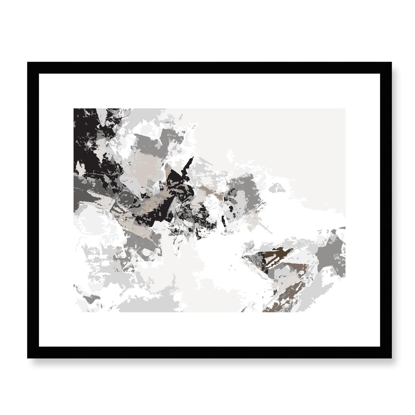 Framed Graphic Art Print, White Mat - 12x10 16x13 20x16 28x22 inches | FPH-1171-7694, Prints, Graphic art, Black Frame, 51 x 41 cm ,20 x 16 inches
