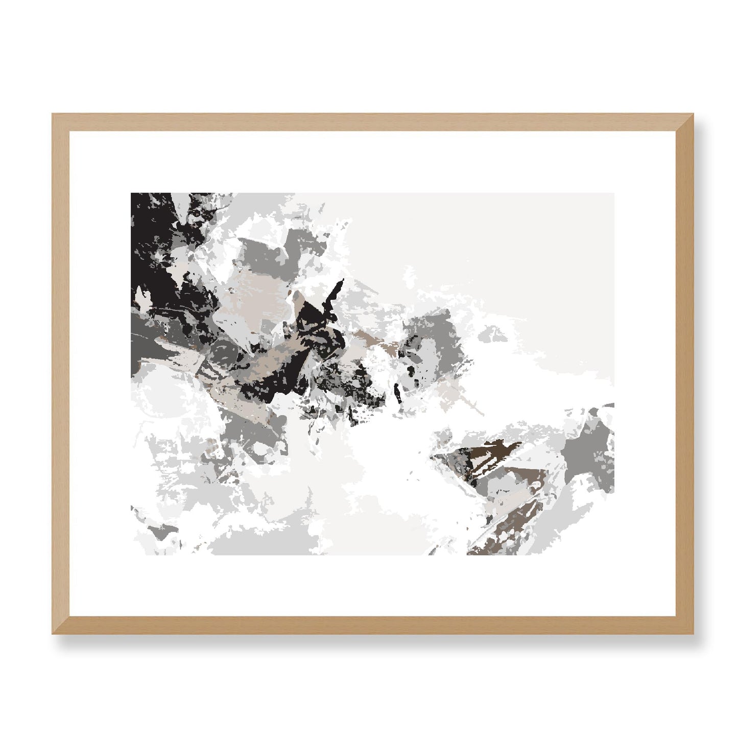 Framed Graphic Art Print, White Mat - 12x10 16x13 20x16 28x22 inches | FPH-1171-7694, Prints, Graphic art, Natural Frame, 51 x 41 cm ,20 x 16 inches