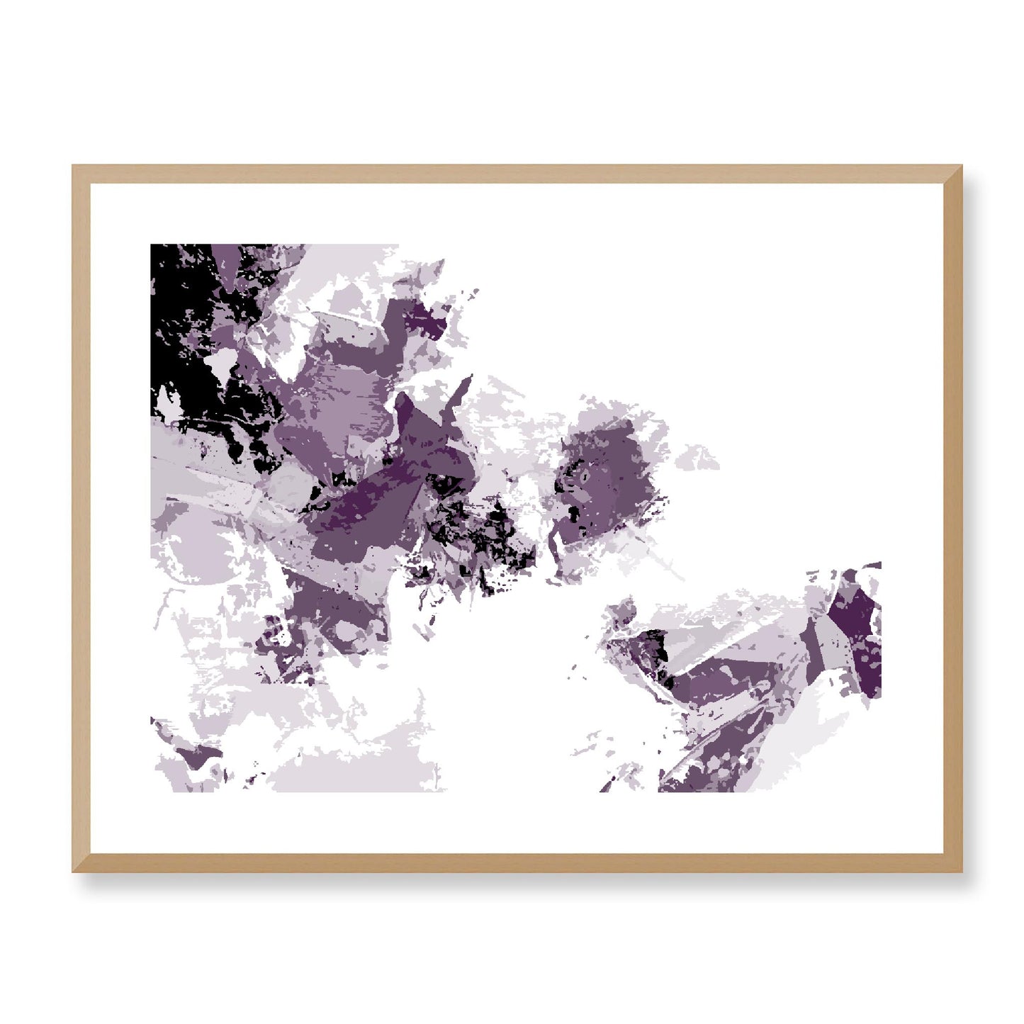 Framed Graphic Art Print, White Mat - 12x10 16x13 20x16 28x22 inches | FPH-1182-7694, Prints, Graphic art, Natural Frame, 71 x 56 cm ,28 x 22 inches