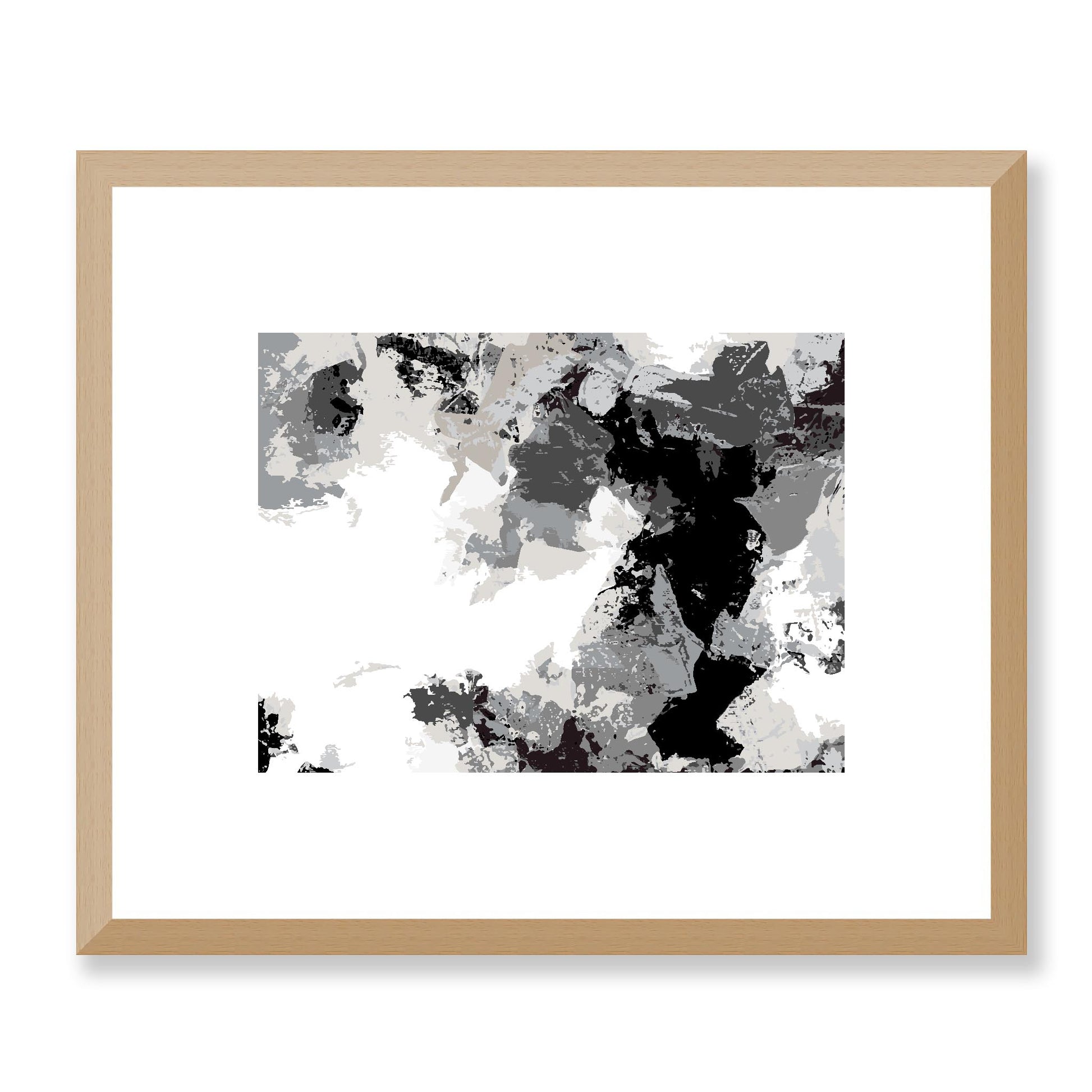 Framed Graphic Art Print, White Mat - 12x10 16x13 20x16 28x22 inches | FPH- 1201-7692, Prints, Graphic art, Natural Frame, 30 x 25 cm ,12 x 10 inches