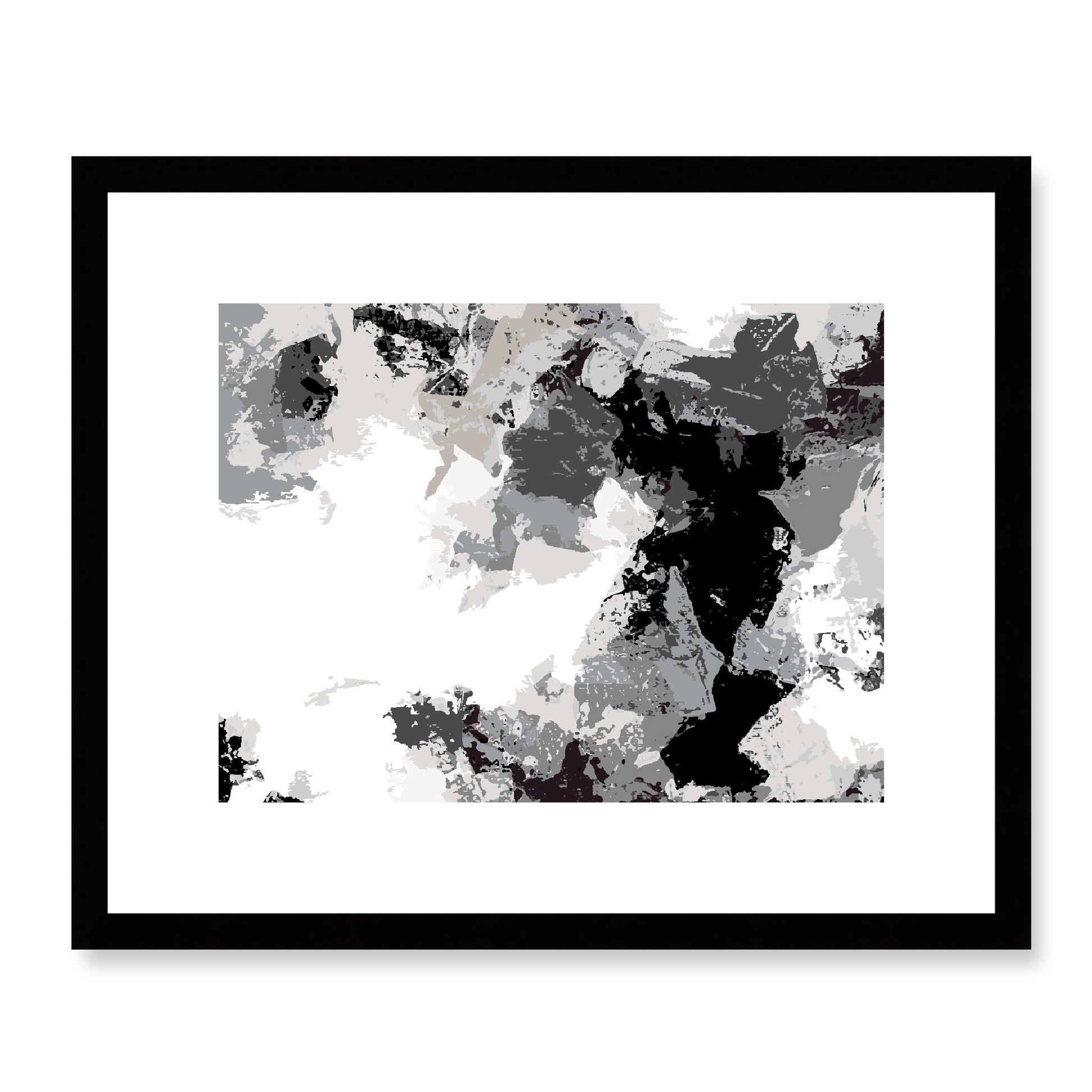 Framed Graphic Art Print, White Mat - 12x10 16x13 20x16 28x22 inches | FPH- 1201-7692, Prints, Graphic art, Black Frame, 41 x 33 cm ,16 x 13 inches