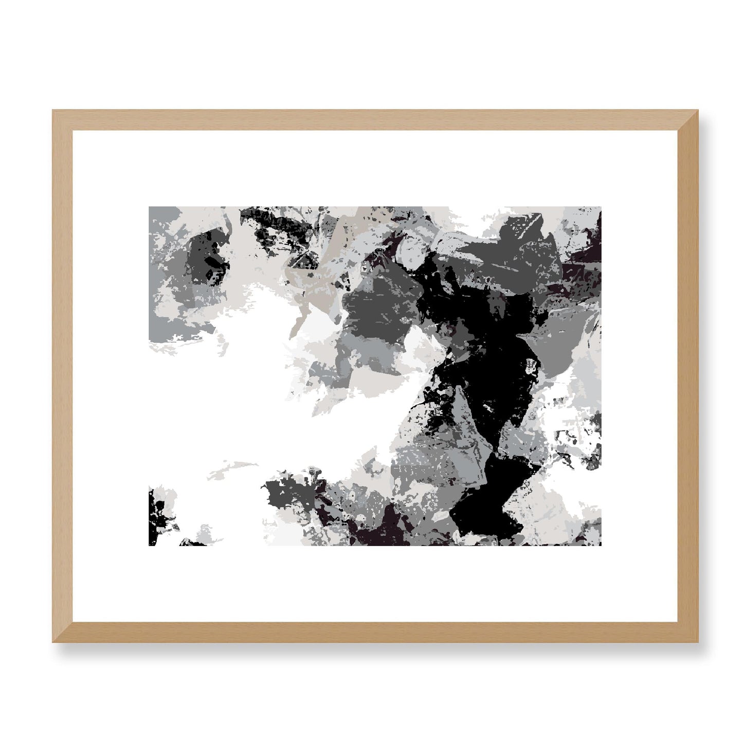 Framed Graphic Art Print, White Mat - 12x10 16x13 20x16 28x22 inches | FPH- 1201-7692, Prints, Graphic art, Natural Frame, 41 x 33 cm ,16 x 13 inches