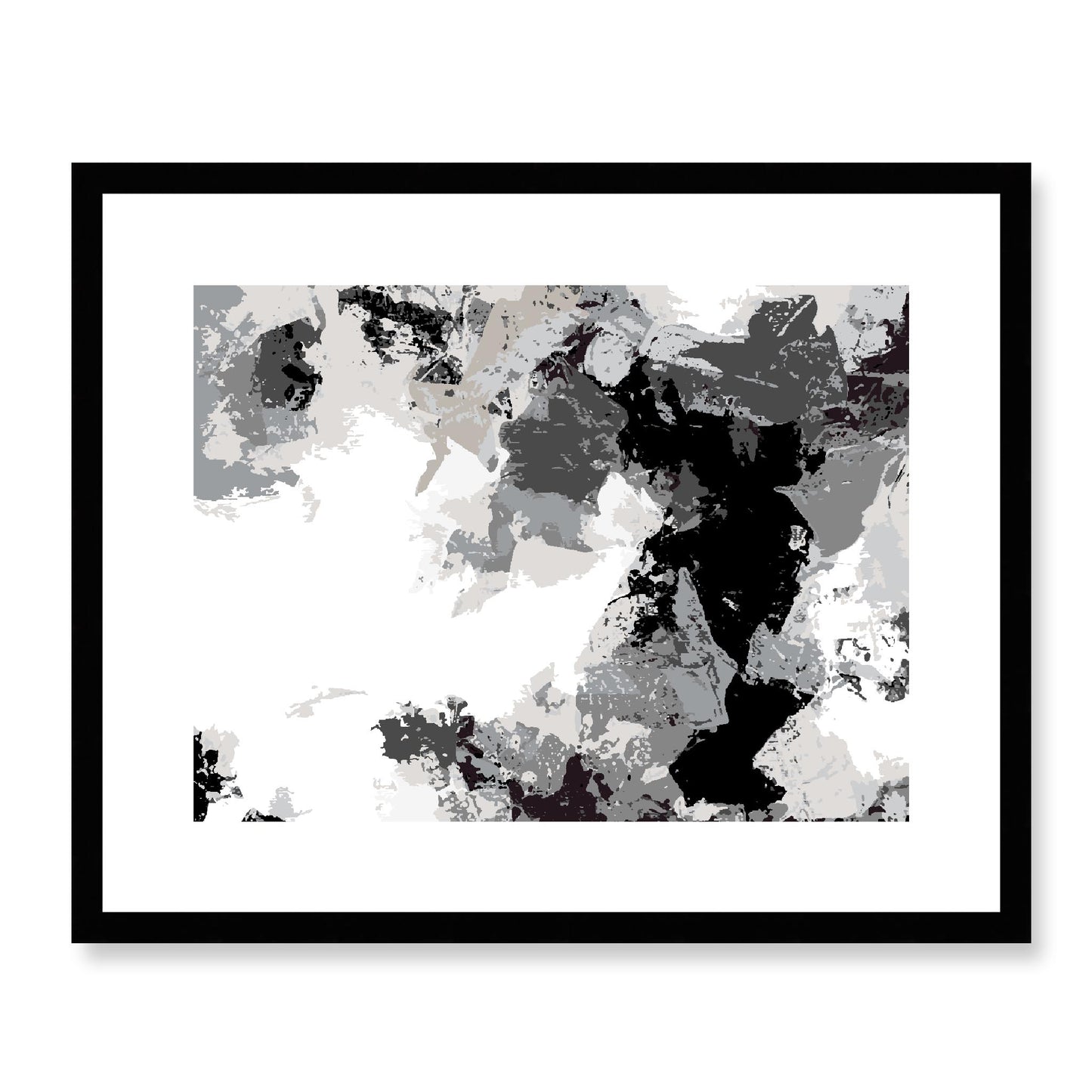 Framed Graphic Art Print, White Mat - 12x10 16x13 20x16 28x22 inches | FPH- 1201-7692, Prints, Graphic art, Black Frame, 51 x 41 cm ,20 x 16 inches