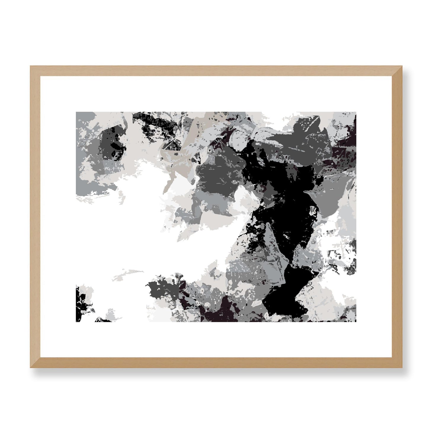Framed Graphic Art Print, White Mat - 12x10 16x13 20x16 28x22 inches | FPH- 1201-7692, Prints, Graphic art, Natural Frame, 51 x 41 cm ,20 x 16 inches