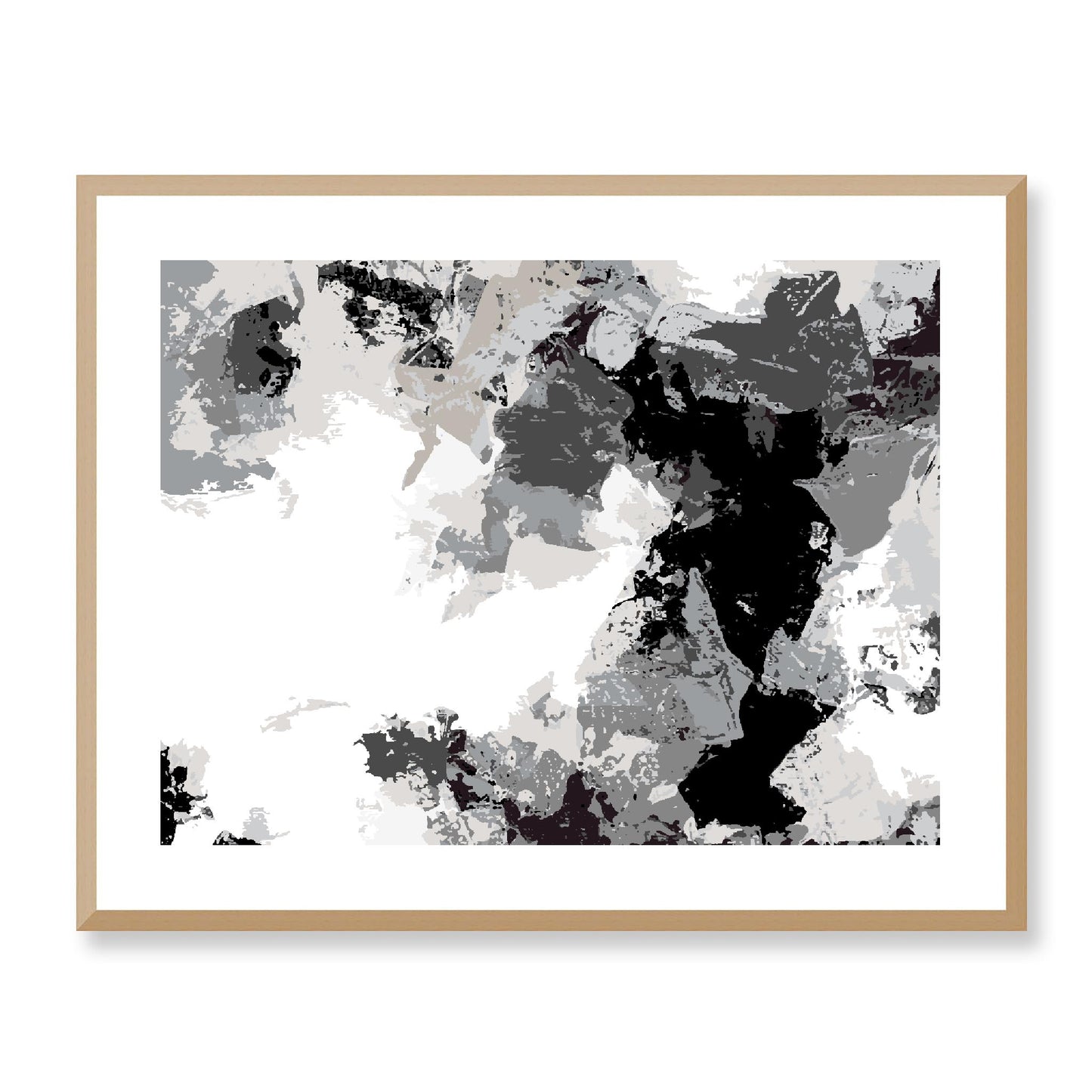 Framed Graphic Art Print, White Mat - 12x10 16x13 20x16 28x22 inches | FPH- 1201-7692, Prints, Graphic art, Natural Frame, 71 x 56 cm ,28 x 22 inches