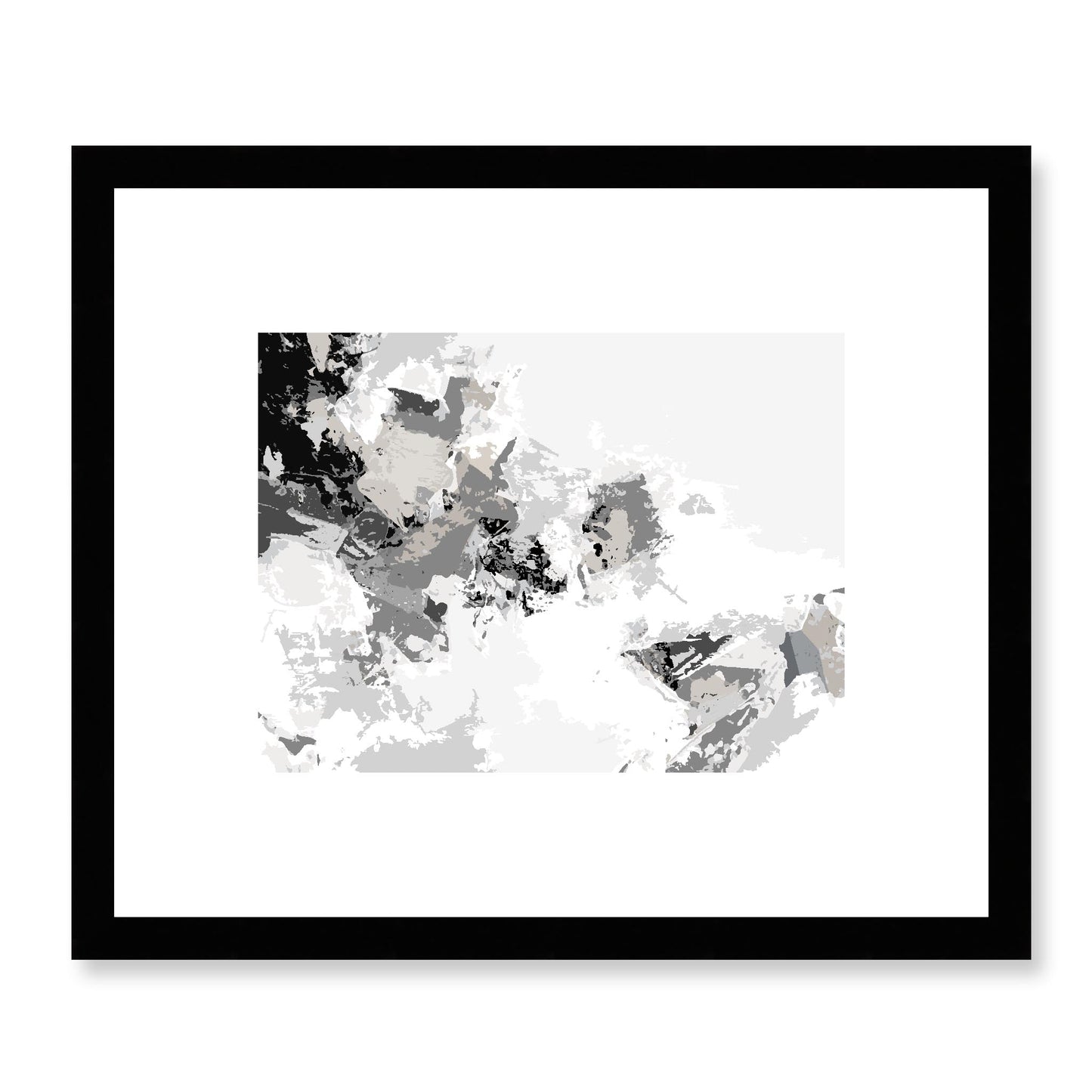 Framed Graphic Art Print, White Mat - 12x10 16x13 20x16 28x22 inches | FPH- 1202-7694, Prints, Graphic art, Black Frame, 30 x 25 cm ,12 x 10 inches