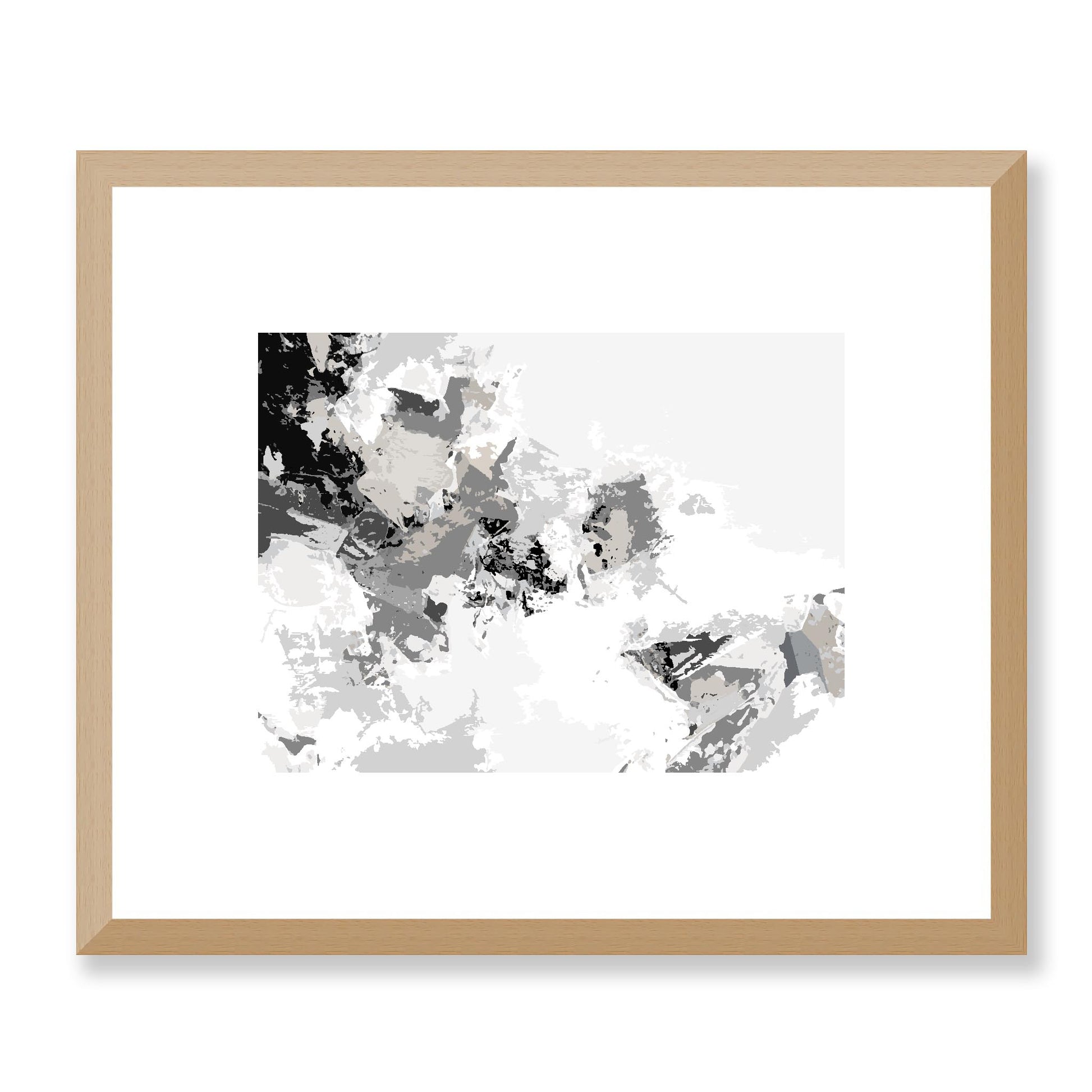Framed Graphic Art Print, White Mat - 12x10 16x13 20x16 28x22 inches | FPH- 1201-7694, Prints, Graphic art, Natural Frame, 30 x 25 cm ,12 x 10 inches