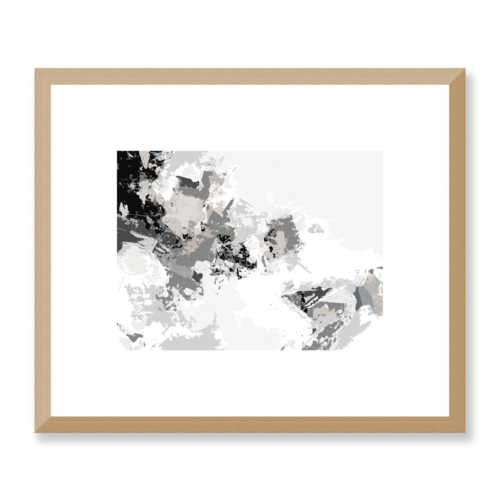 Framed Graphic Art Print, White Mat - 12x10 16x13 20x16 28x22 inches | FPH- 1203-7694, Prints, Graphic art, Natural Frame, 30 x 25 cm ,12 x 10 inches