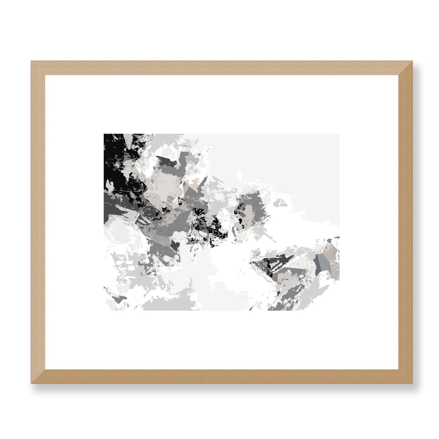 Framed Graphic Art Print, White Mat - 12x10 16x13 20x16 28x22 inches | FPH- 1204-7694, Prints, Graphic art, Natural Frame, 30 x 25 cm ,12 x 10 inches