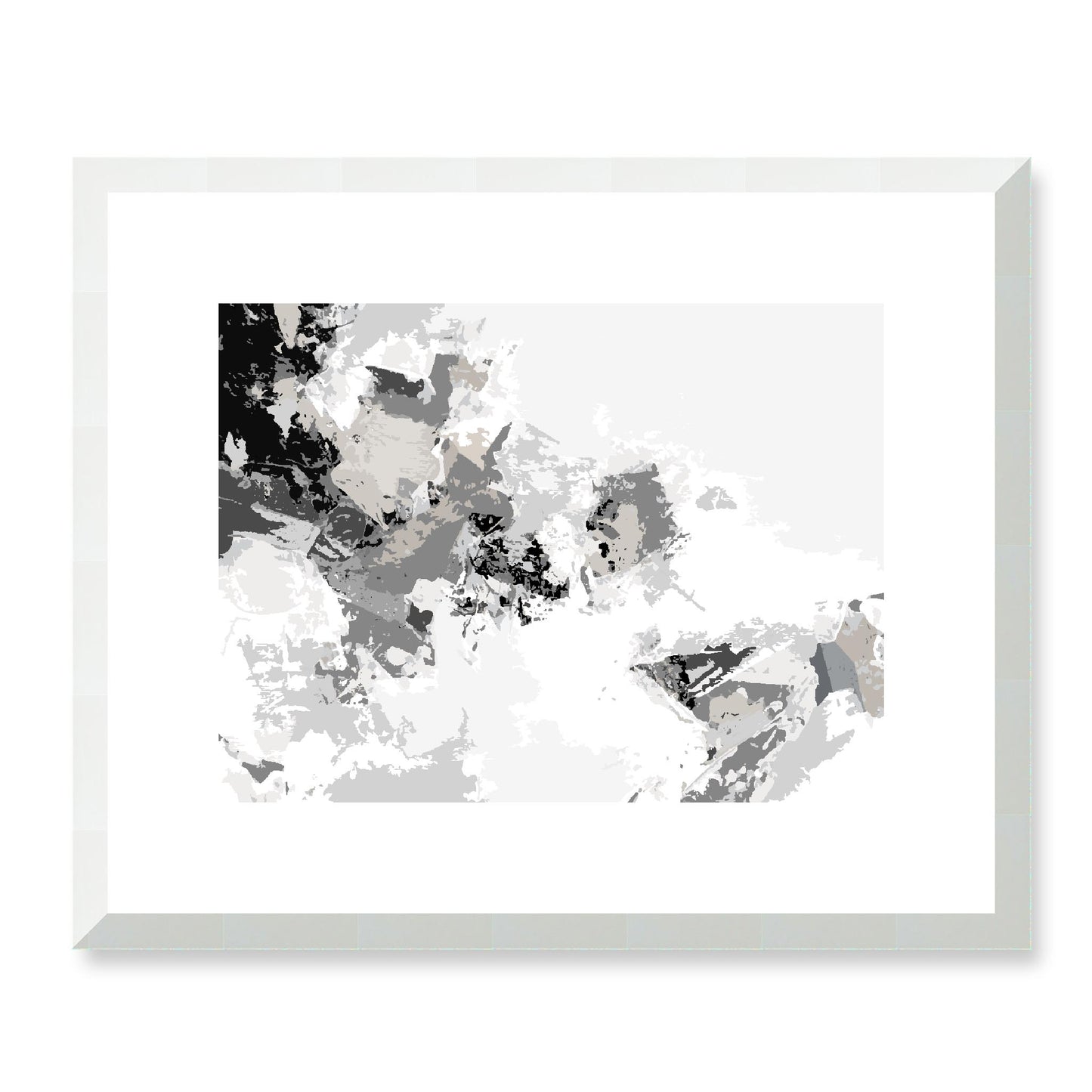 Framed Graphic Art Print, White Mat - 12x10 16x13 20x16 28x22 inches | FPH- 1201-7694, Prints, Graphic art, White Frame, 41 x 33 cm ,16 x 13 inches