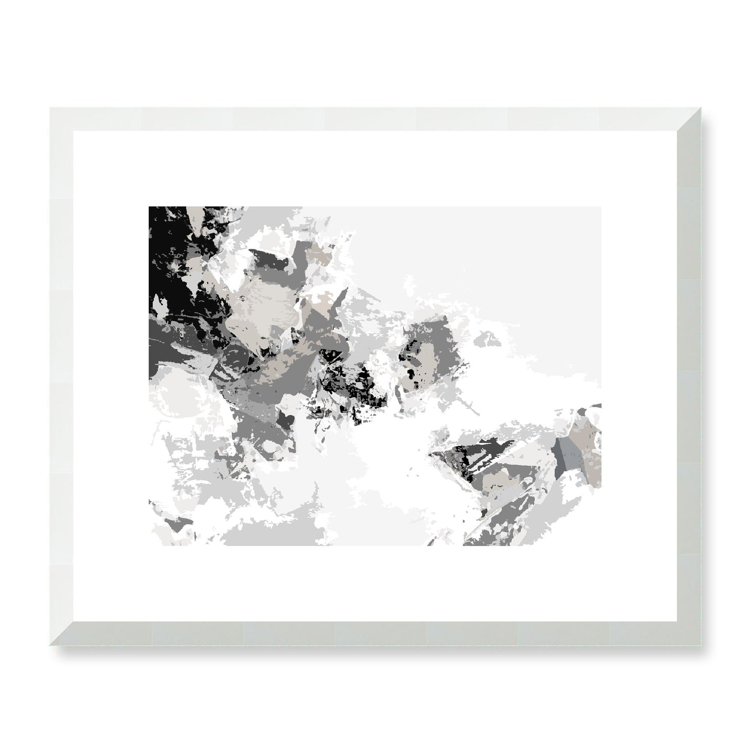 Framed Graphic Art Print, White Mat - 12x10 16x13 20x16 28x22 inches | FPH- 1202-7694, Prints, Graphic art, White Frame, 41 x 33 cm ,16 x 13 inches