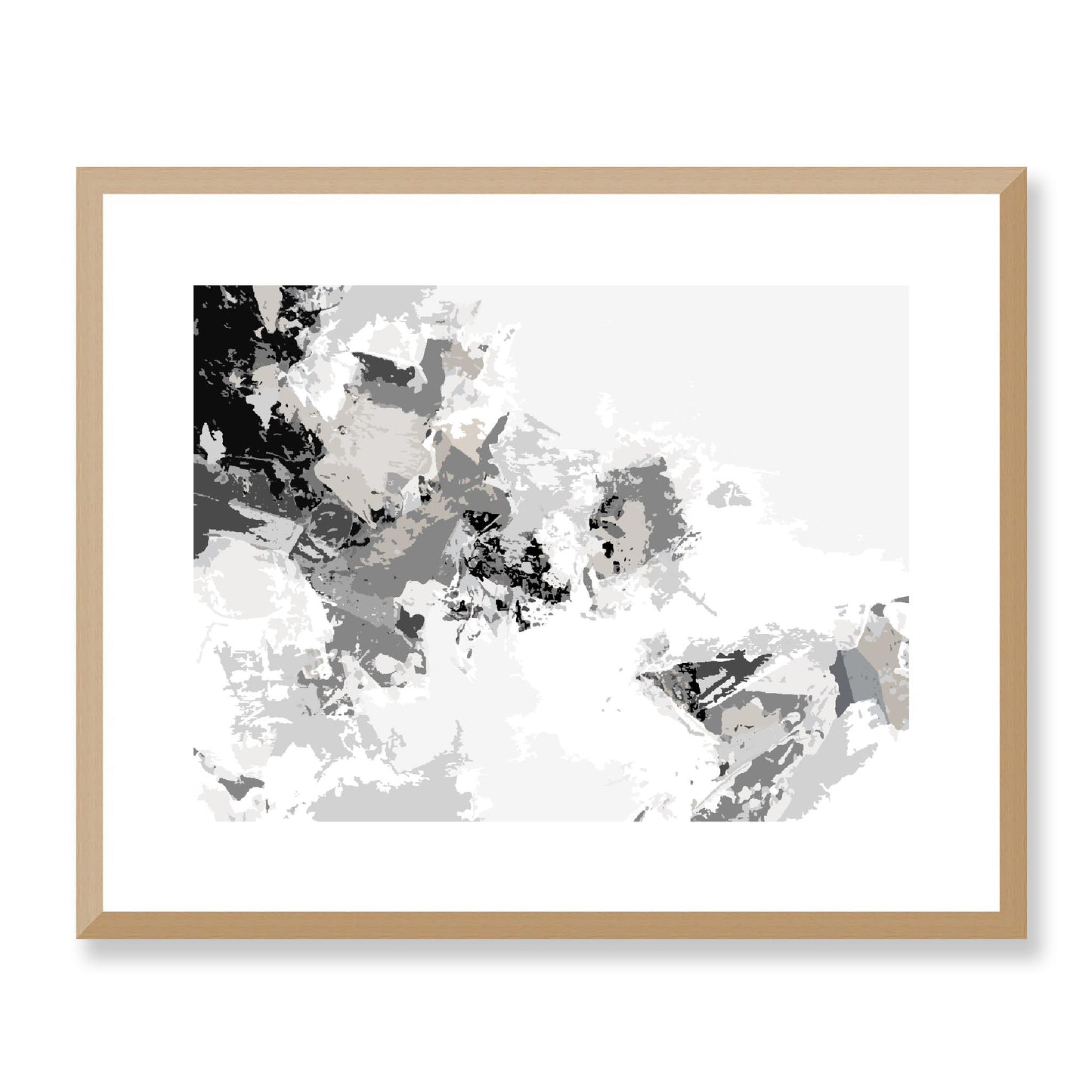 Framed Graphic Art Print, White Mat - 12x10 16x13 20x16 28x22 inches | FPH- 1201-7694, Prints, Graphic art, Natural Frame, 51 x 41 cm ,20 x 16 inches