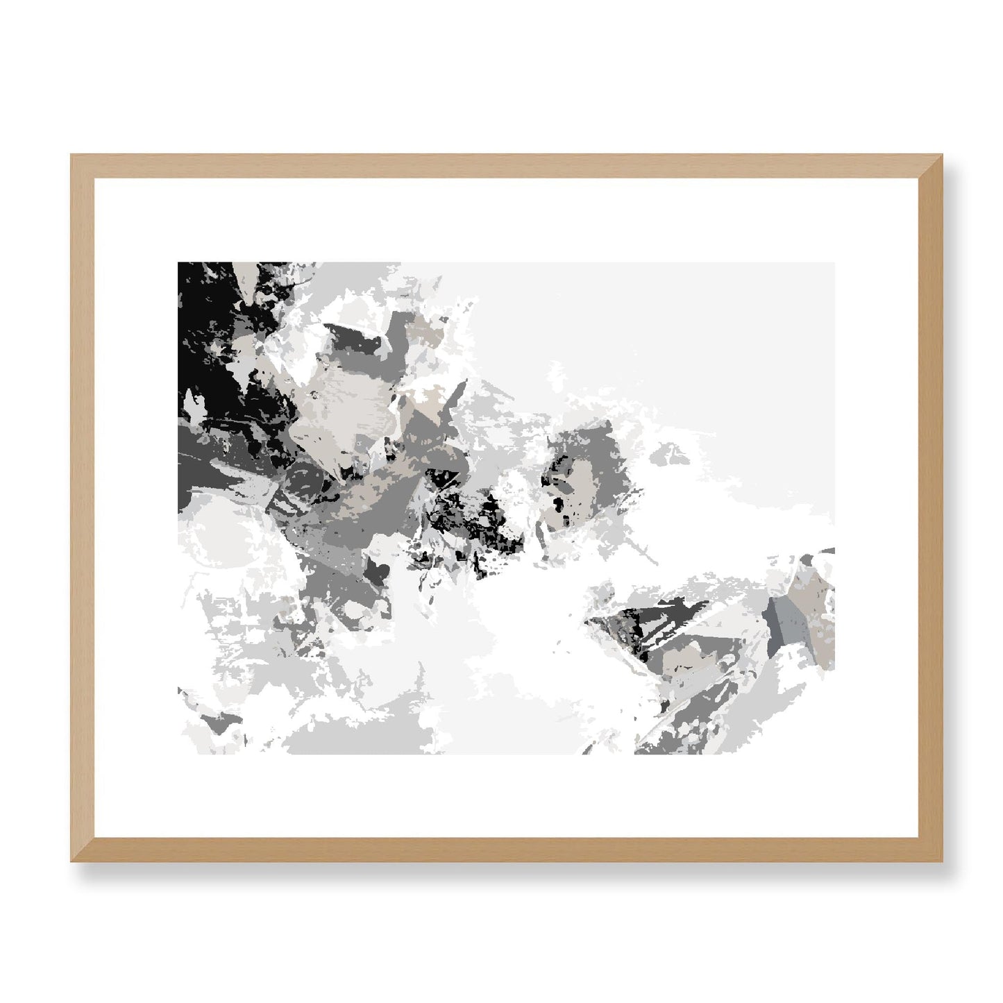 Framed Graphic Art Print, White Mat - 12x10 16x13 20x16 28x22 inches | FPH- 1202-7694, Prints, Graphic art, Natural Frame, 51 x 41 cm ,20 x 16 inches