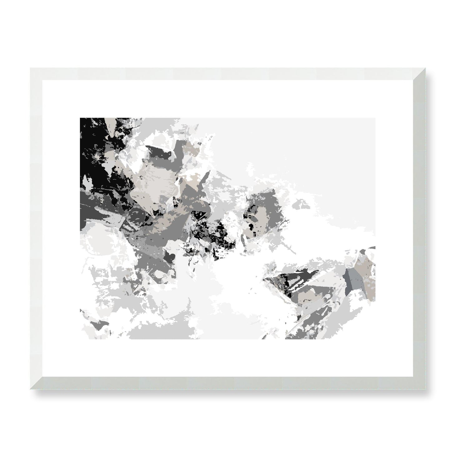 Framed Graphic Art Print, White Mat - 12x10 16x13 20x16 28x22 inches | FPH- 1204-7694, Prints, Graphic art, White Frame, 51 x 41 cm ,20 x 16 inches