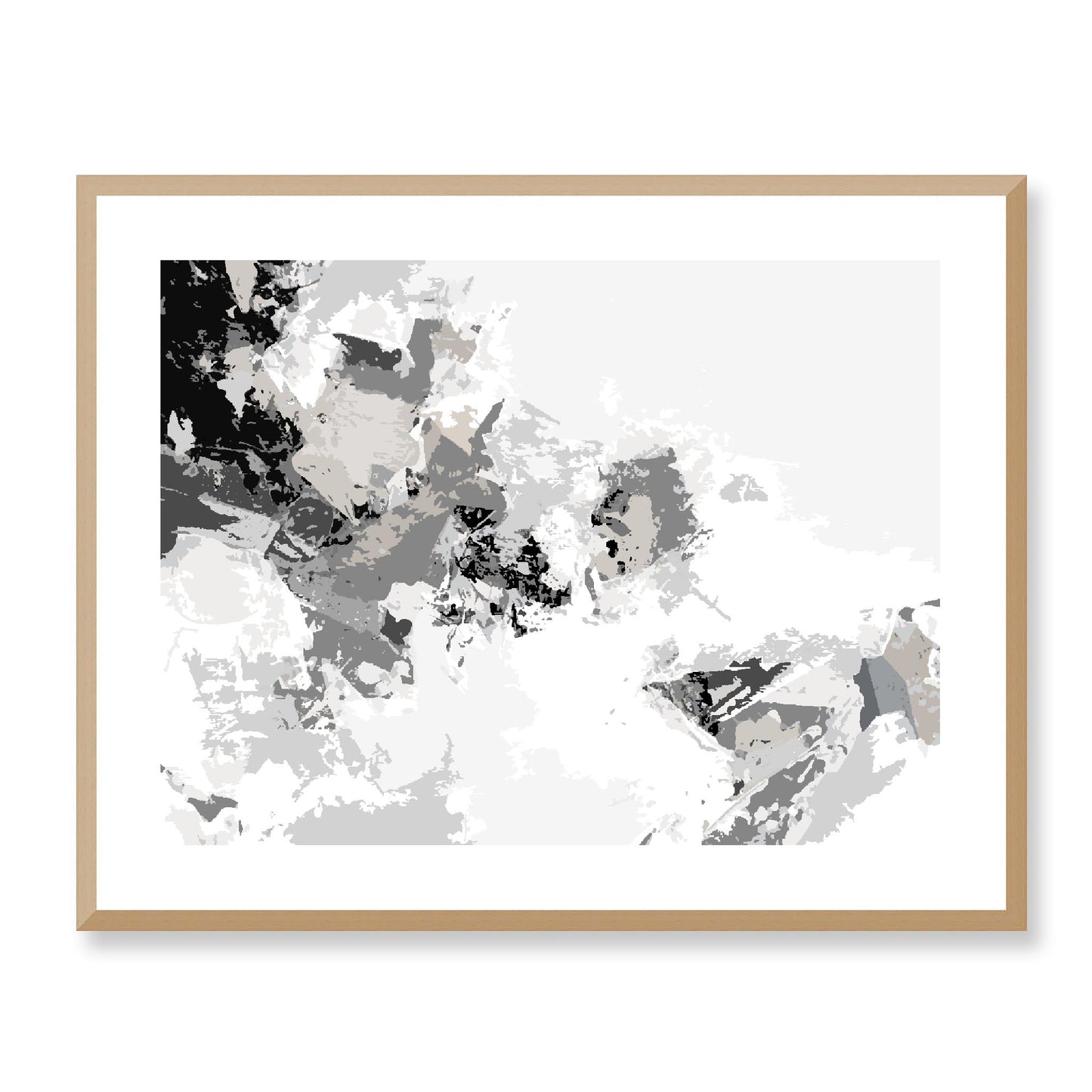 Framed Graphic Art Print, White Mat - 12x10 16x13 20x16 28x22 inches | FPH- 1201-7694, Prints, Graphic art, Natural Frame, 71 x 56 cm ,28 x 22 inches