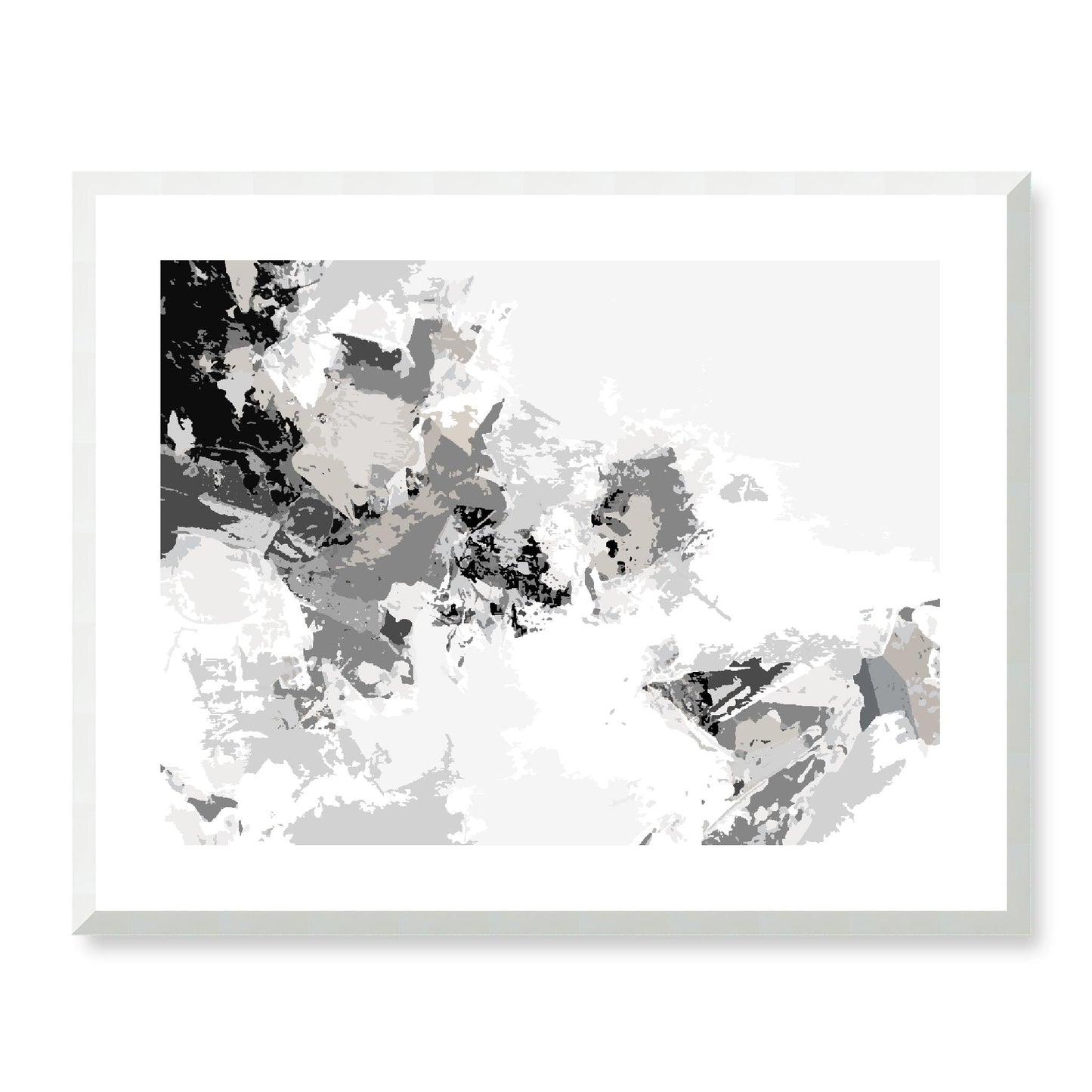 Framed Graphic Art Print, White Mat - 12x10 16x13 20x16 28x22 inches | FPH- 1203-7694, Prints, Graphic art, White Frame, 71 x 56 cm ,28 x 22 inches