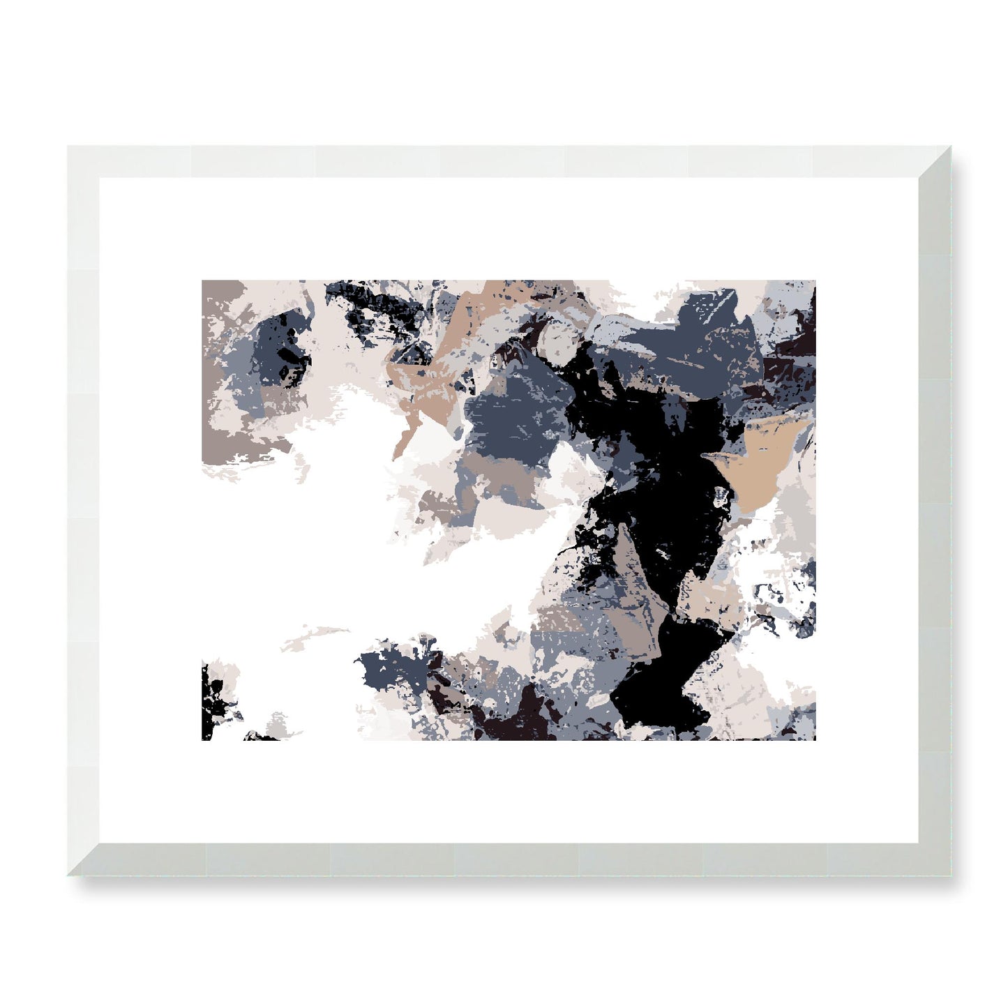Framed Graphic Art Print, White Mat - 12x10 16x13 20x16 28x22 inches | FPH- 1220-7692, Prints, Graphic art, White Frame, 41 x 33 cm ,16 x 13 inches