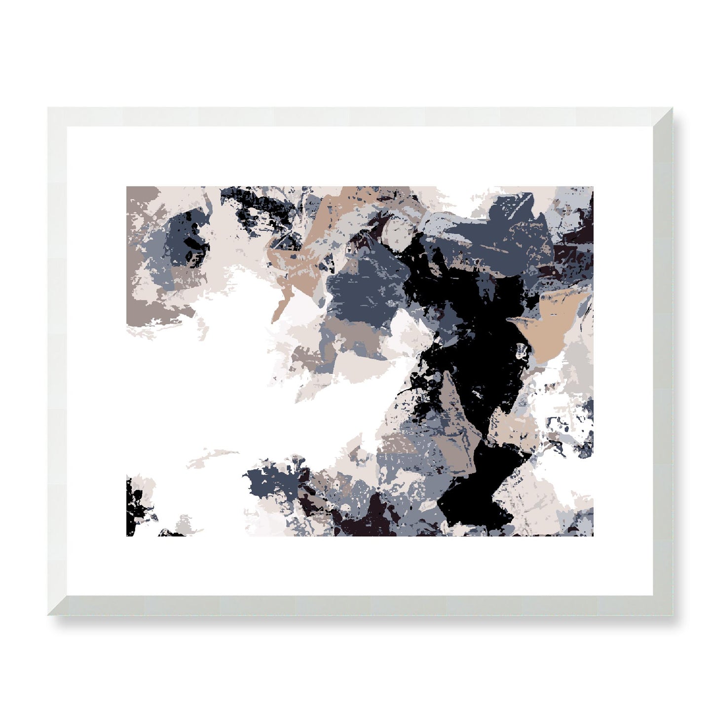 Framed Graphic Art Print, White Mat - 12x10 16x13 20x16 28x22 inches | FPH- 1220-7692, Prints, Graphic art, White Frame, 51 x 41 cm ,20 x 16 inches