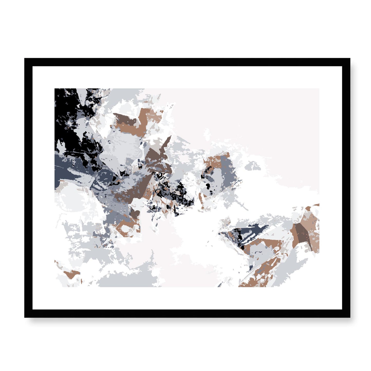 Framed Graphic Art Print, White Mat - 12x10 16x13 20x16 28x22 inches | FPH- 1220-7694, Prints, Graphic art, Black Frame, 71 x 56 cm ,28 x 22 inches