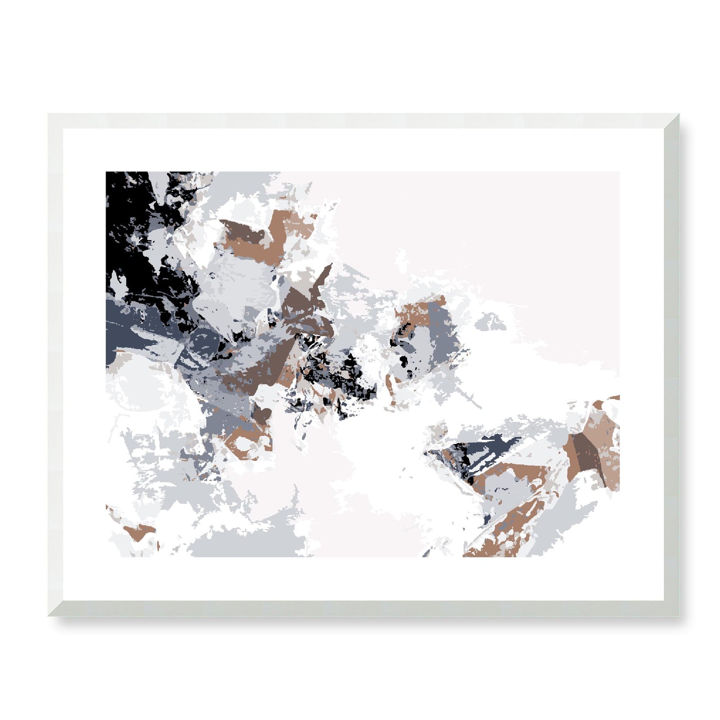 Framed Graphic Art Print, White Mat - 12x10 16x13 20x16 28x22 inches | FPH- 1220-7694, Prints, Graphic art, White Frame, 71 x 56 cm ,28 x 22 inches