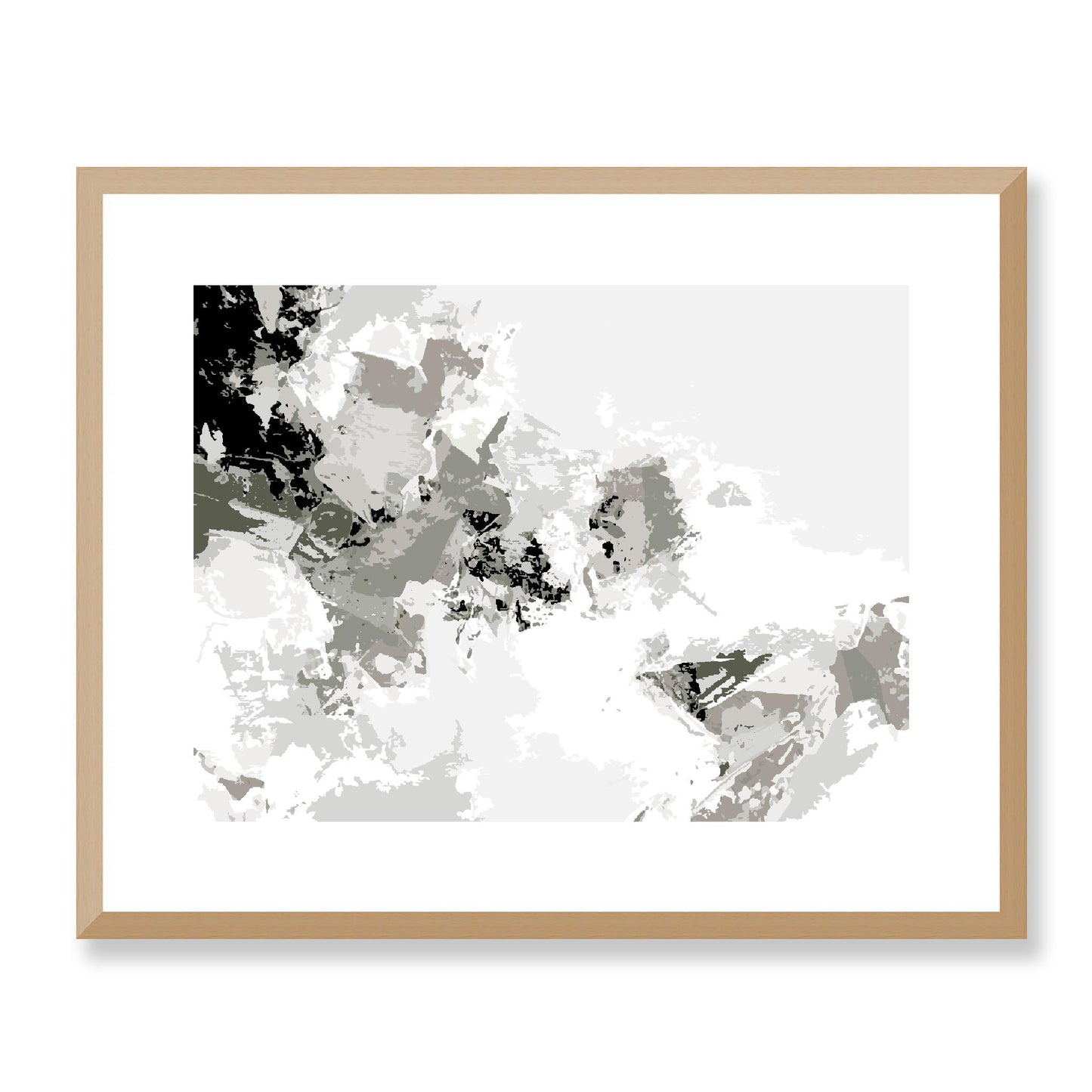 Framed Graphic Art Print, White Mat - 12x10 16x13 20x16 28x22 inches | FPH- 1240-7694, Prints, Graphic art, Natural Frame, 51 x 41 cm ,20 x 16 inches