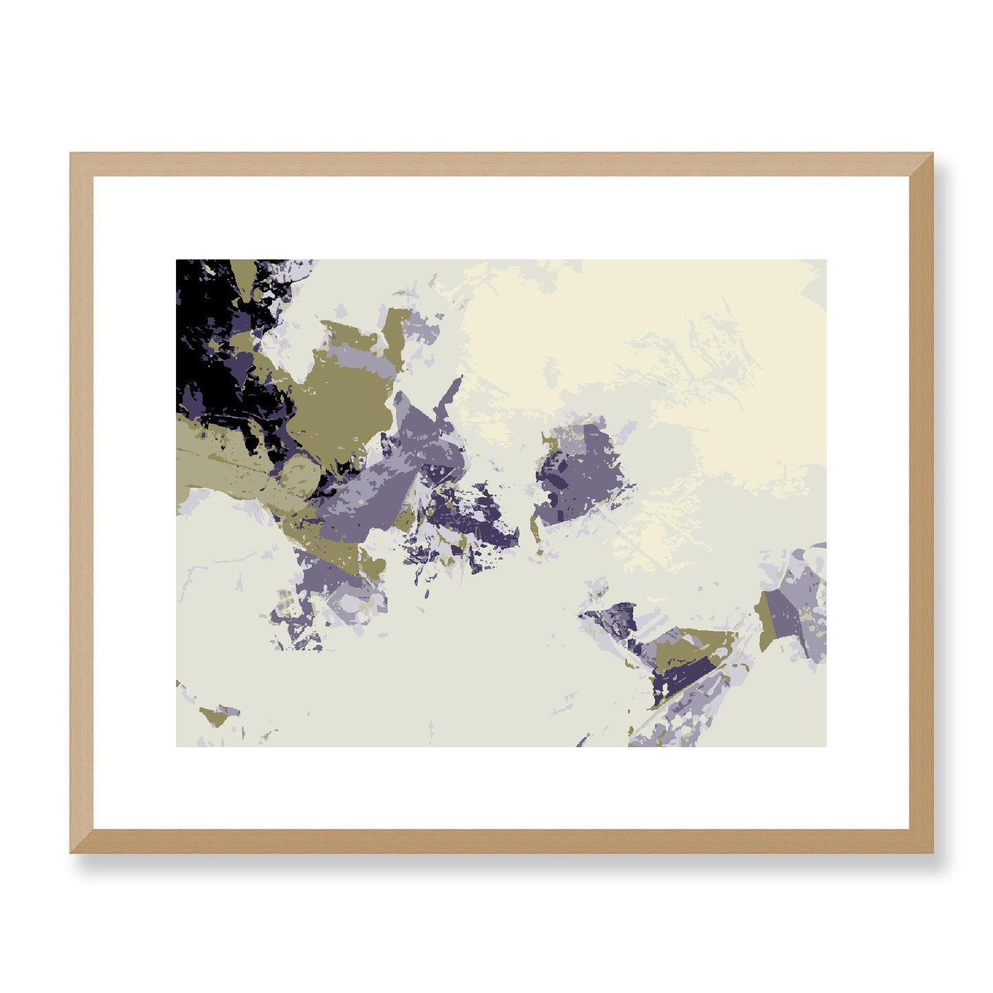 Framed Graphic Art Print, White Mat - 12x10 16x13 20x16 28x22 inches | FPH- 1263-7694, Prints, Graphic art, Natural Frame, 51 x 41 cm ,20 x 16 inches