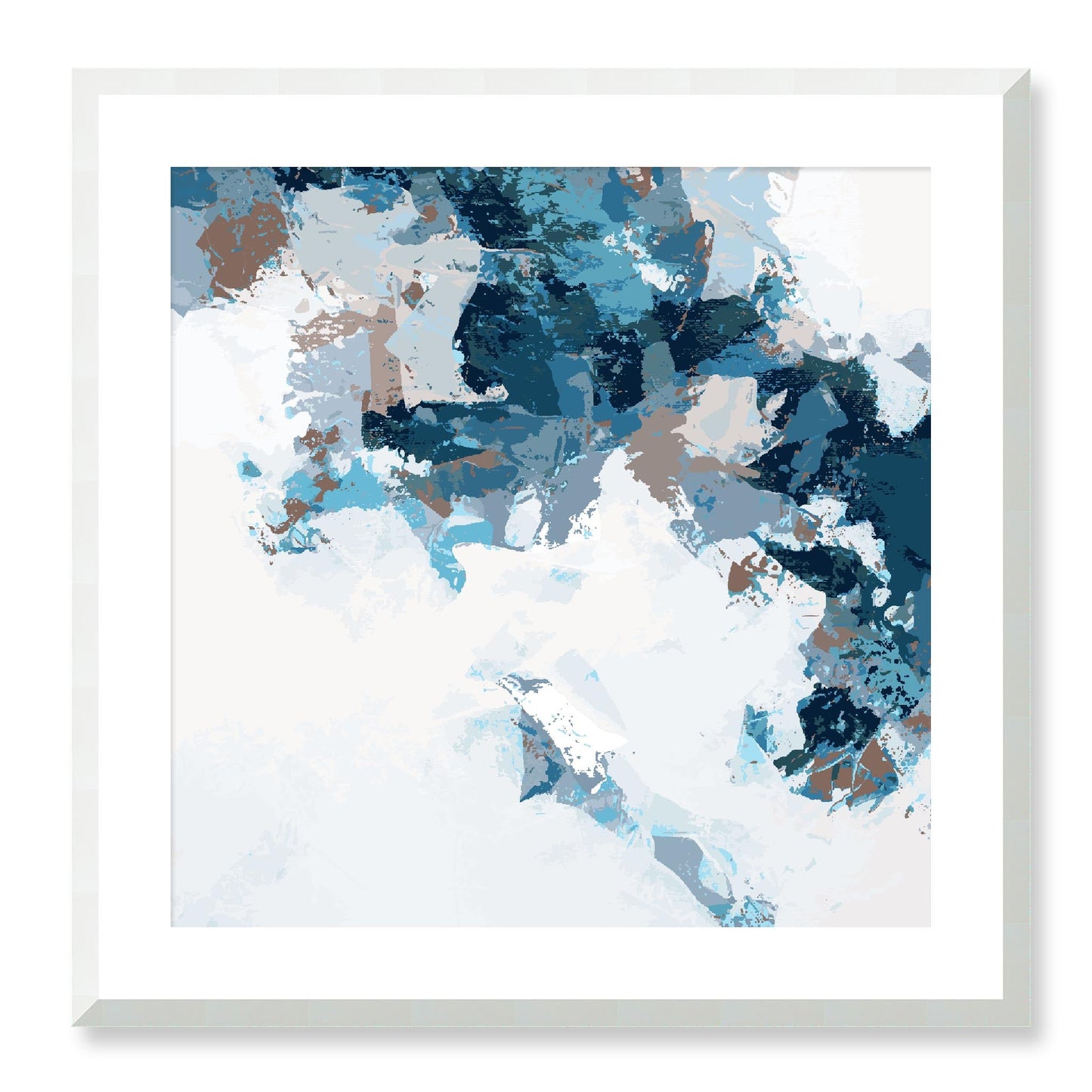 Framed Graphic Art Print, White Mat - 8x8 12x12 16x16 20x20 24x24 28x28 inches | FPS-1152-7693, Prints, Graphic art, White Frame, 61 x 61 cm ,24 x 24 inches