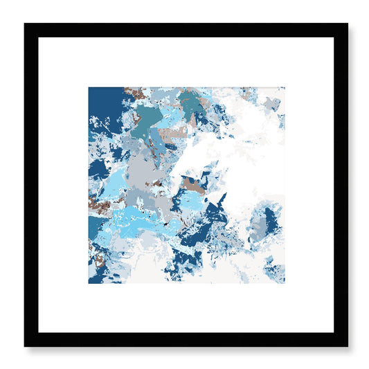 Framed Graphic Art Print, White Mat - 8x8 12x12 16x16 20x20 24x24 28x28 inches | FPS-1153-7695, Prints, Graphic art, Black Frame, 30 x 30 cm ,12 x 12 inches